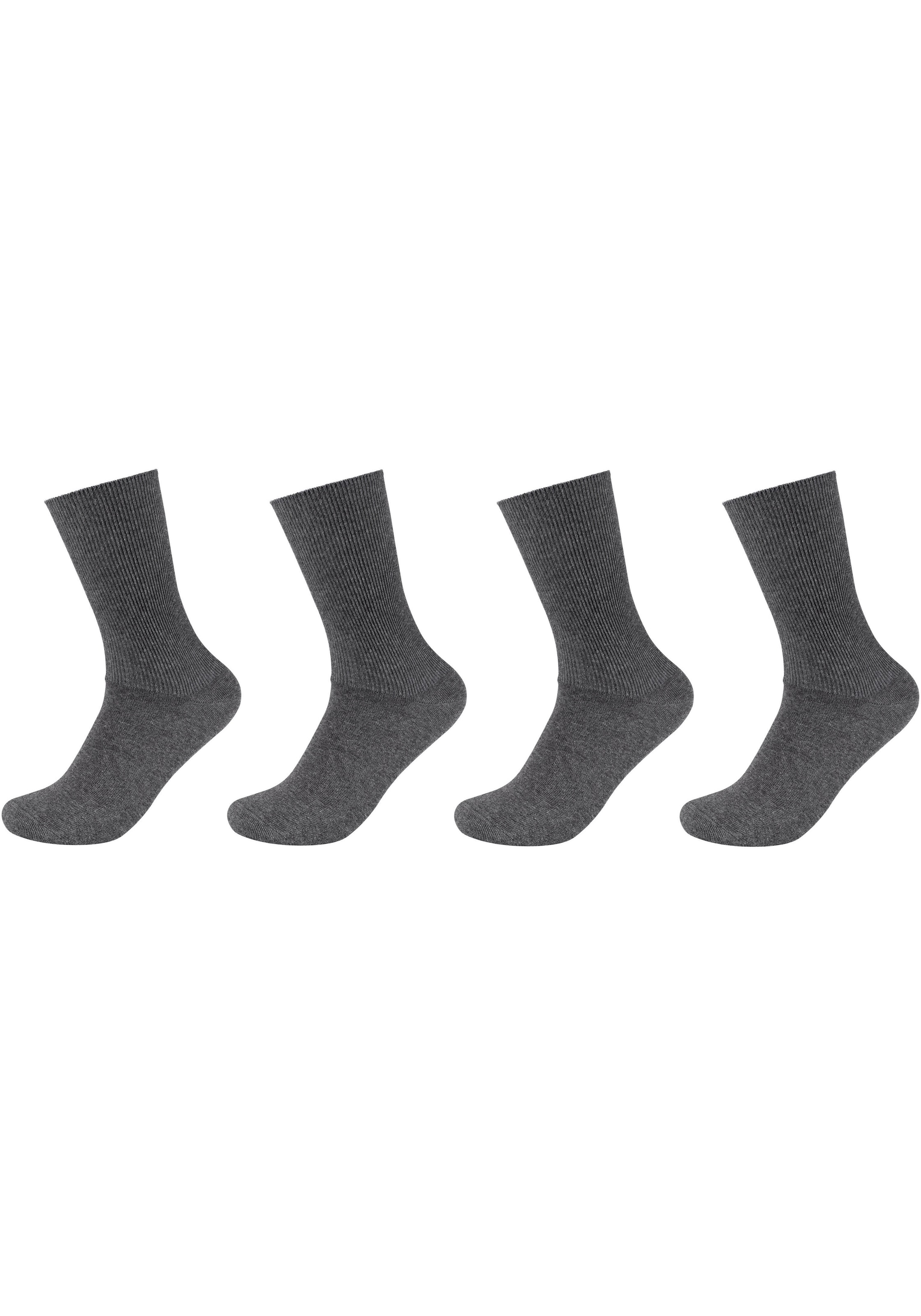 Camano Diabetikersocken, (4er Pack), Superweiche Bündchen, Venenfreundliche Socken