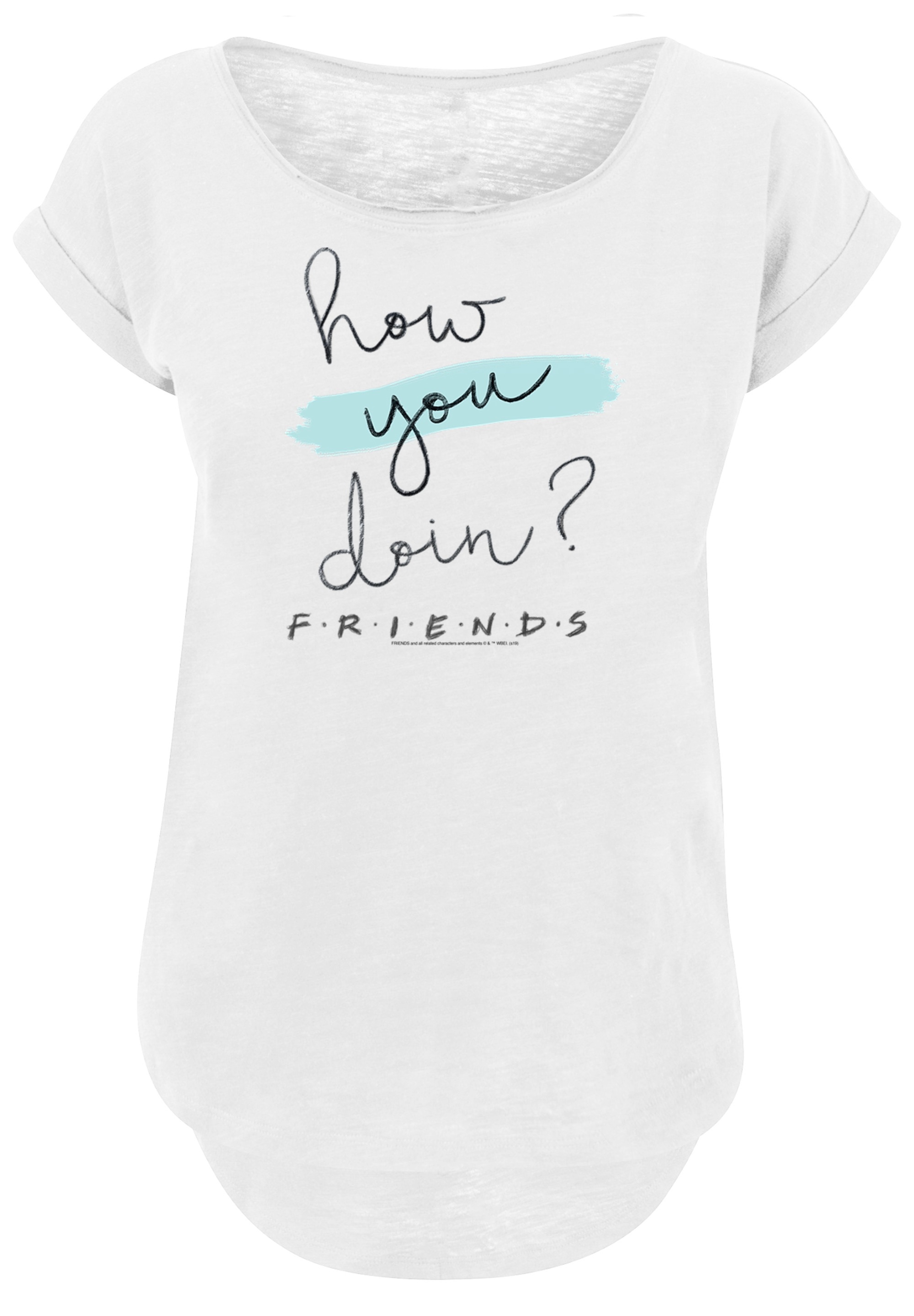 kaufen T-Shirt Handwriting«, You für How | Doin? F4NT4STIC »FRIENDS Print BAUR