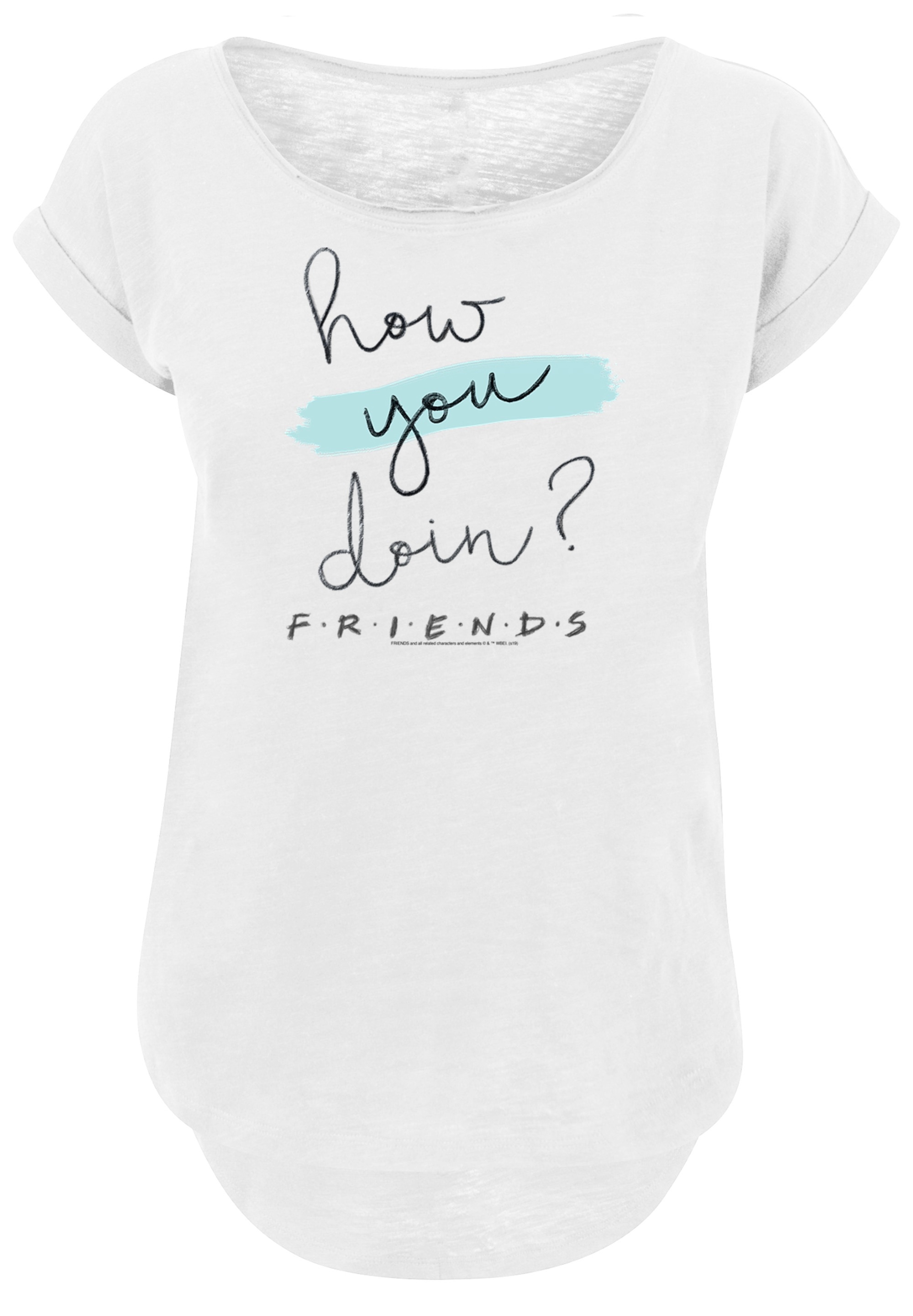 F4NT4STIC T-Shirt "FRIENDS How You Doin? Handwriting", Print günstig online kaufen