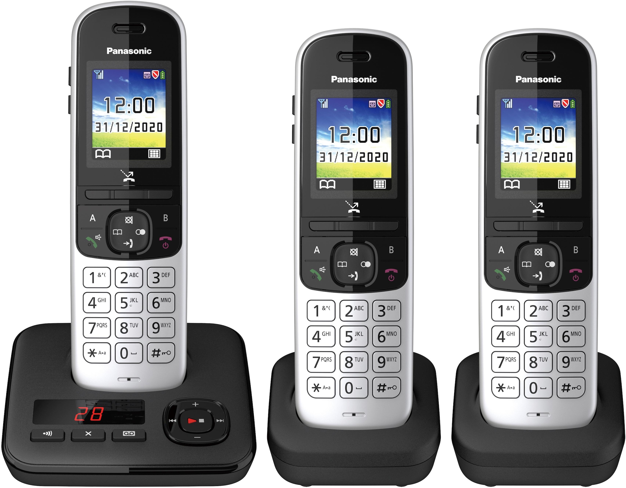 Panasonic Schnurloses DECT-Telefon »KX-TGH723 Tr...