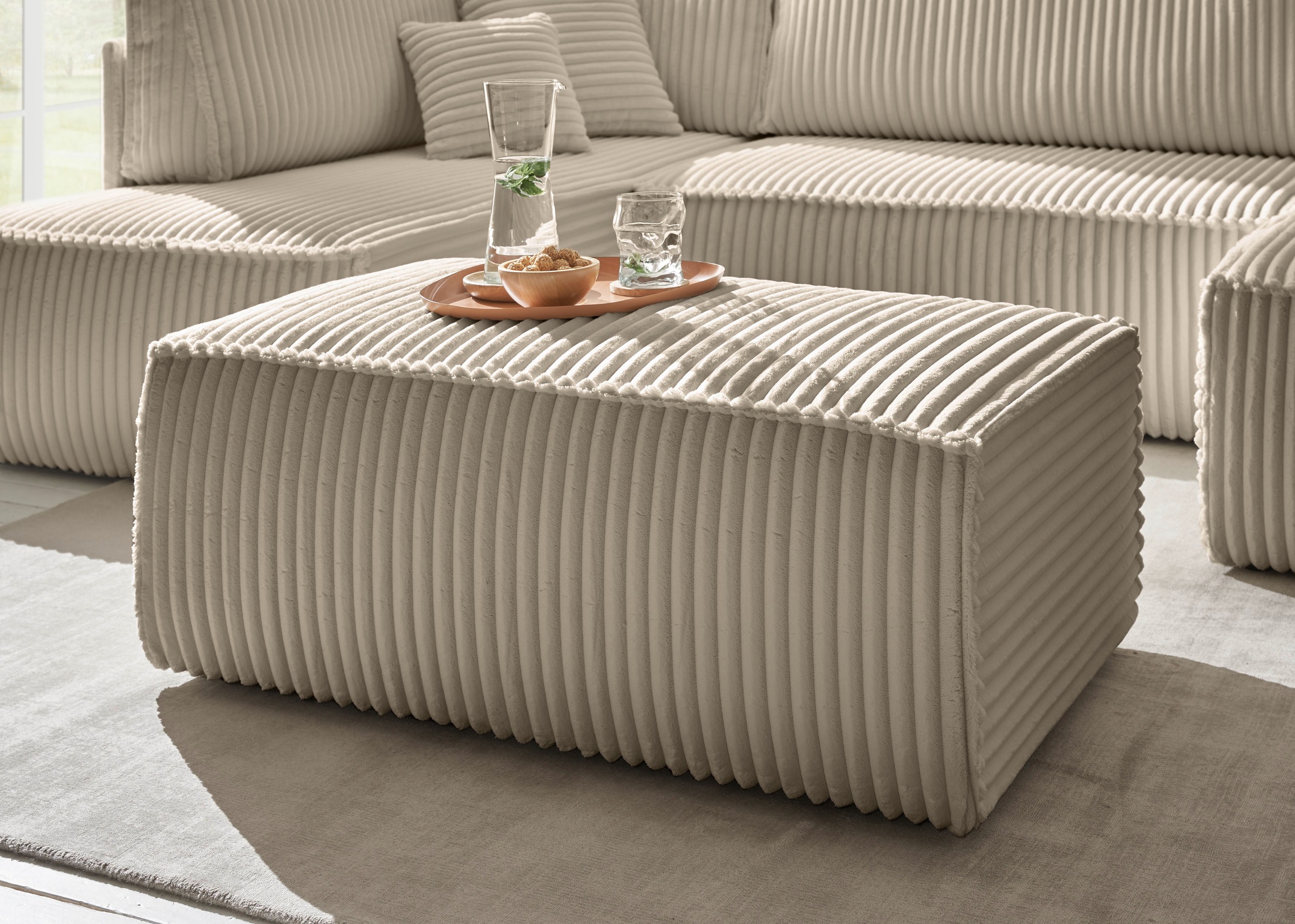 andas Hocker »FINNLEY«, passend zur Polster-Serie FINNLEY