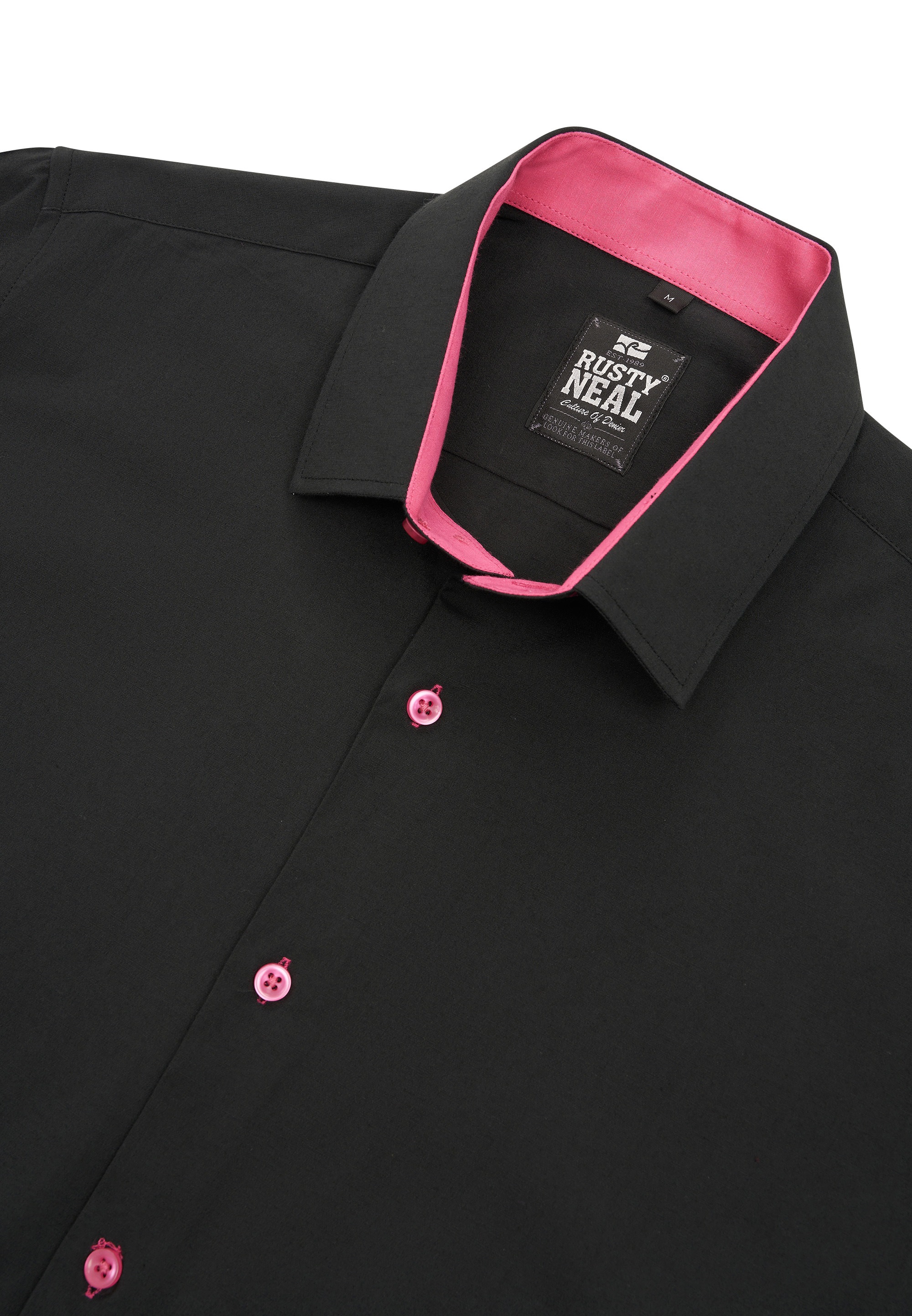 Thumbnail - Rusty Neal Langarmhemd, mit Krawatte