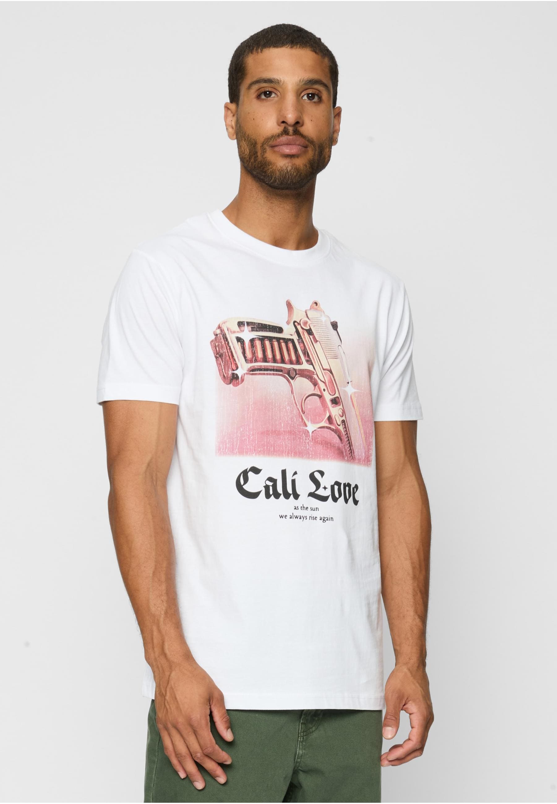 MisterTee T-Shirt »MisterTee Herren Cali Love Tee«, (1 tlg.)