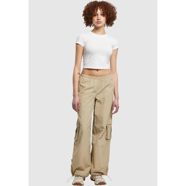 URBAN CLASSICS Cargohose »Damen Ladies Wide Crinkle Nylon Cargo Pants«, (1  tlg.) online bestellen | BAUR