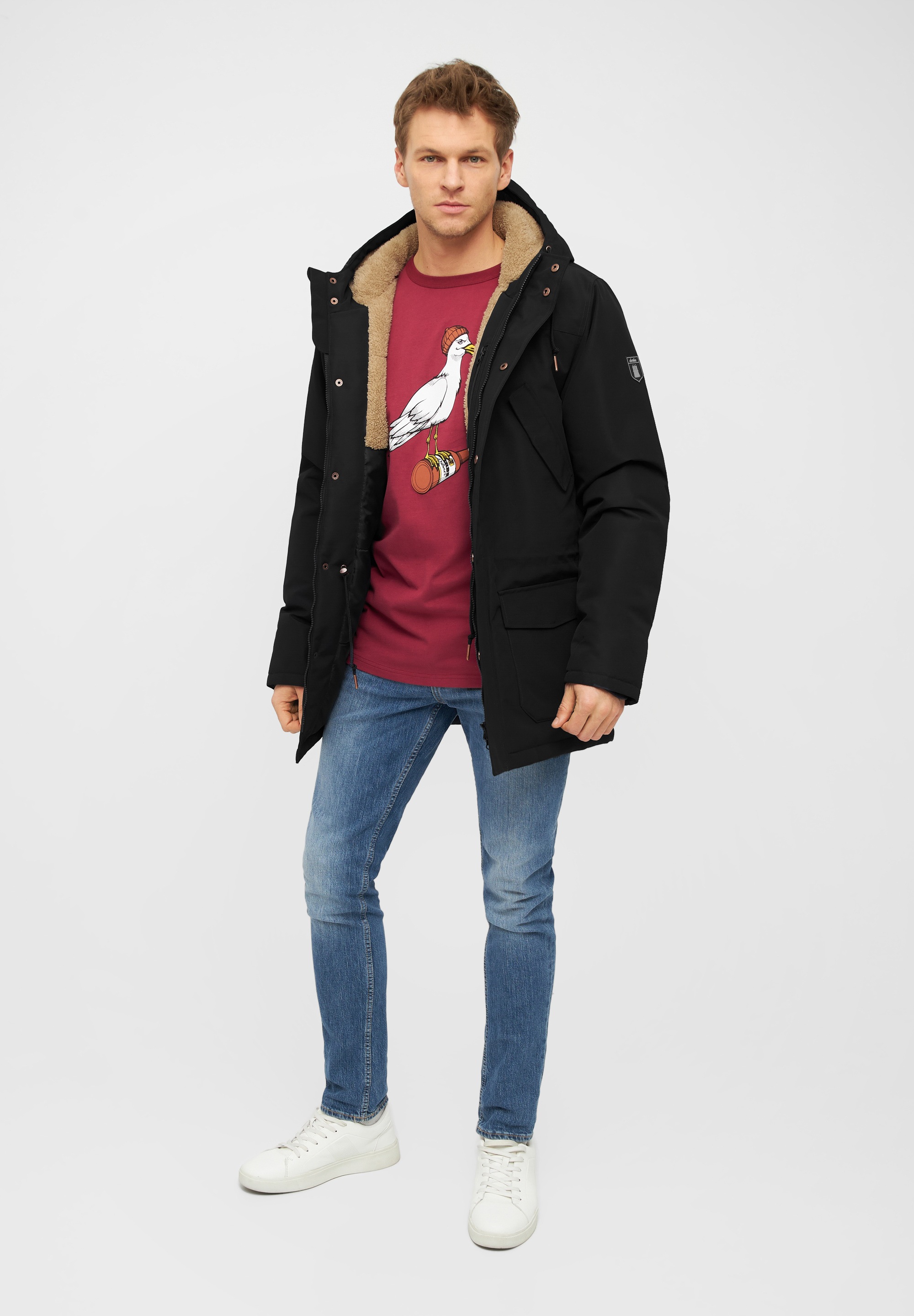 Derbe Winterjacke »Festholm«, Wasserabweisend, winddicht, super warm, nachhaltig
