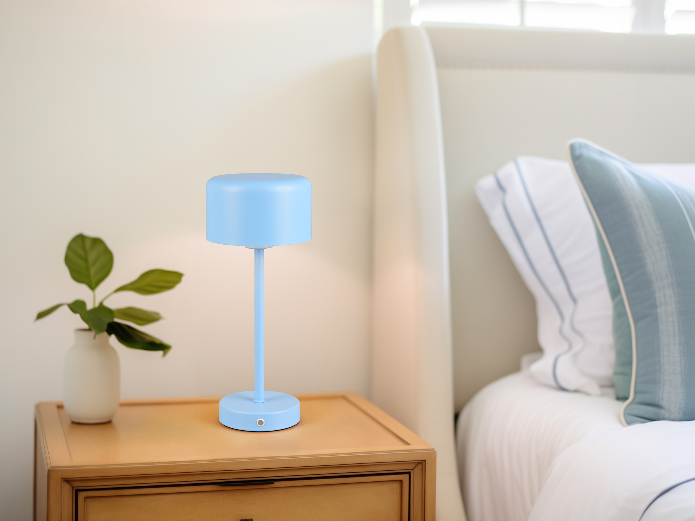 my home LED Tischleuchte »Abelke, Tischlampe Kinderzimmer mit USB-C Ladekabel, Touch-Sensor«, 1 flammig, Leuchtmittel LED-Board | LED fest integriert, dimmbar, Höhe 30cm, Kinder Lampe warmweiß Leselampe, Akkuleuchte, Akku