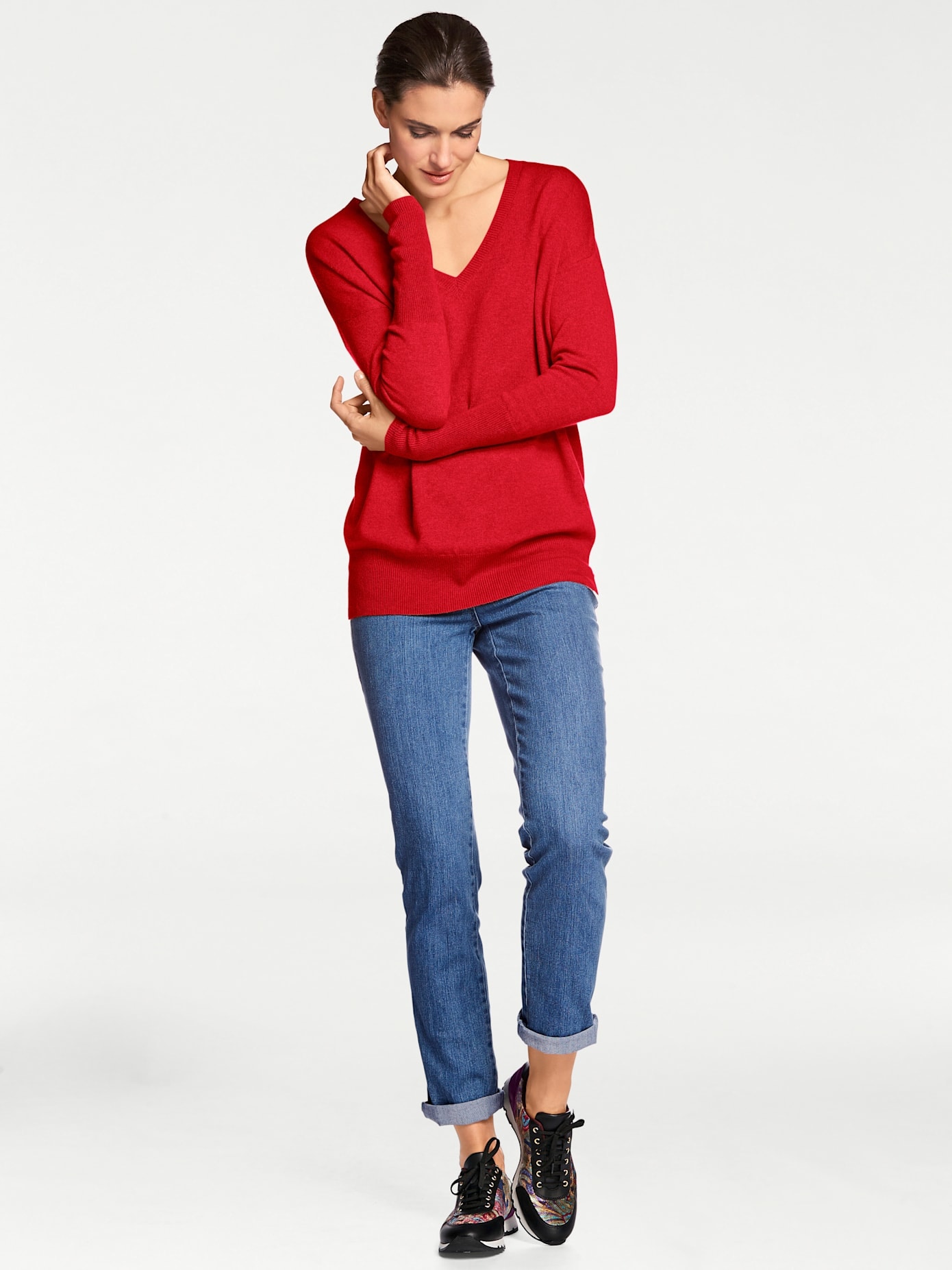 B.C. BEST CONNECTIONS by heine Strickpullover "V-Pullover"