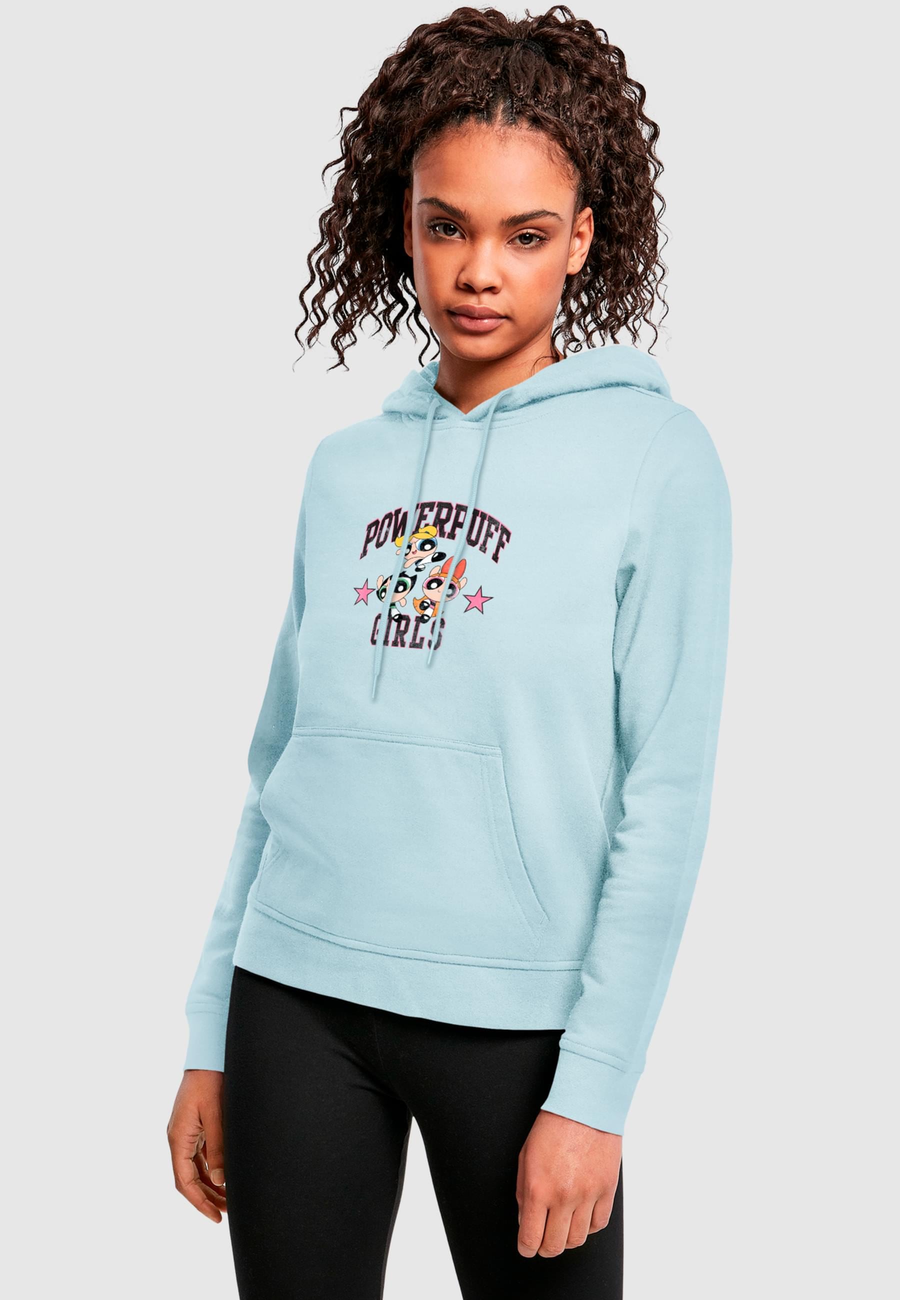 Merchcode Kapuzenpullover »Merchcode Ladies The Powerpuff Girls - Script Basic Hoody«, (1 tlg.)