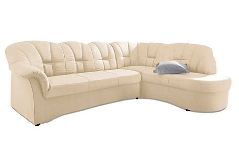 DOMO collection Ecksofa »Papenburg L-Form«, mit Ottomane, wahlweise mit Bettfunktion