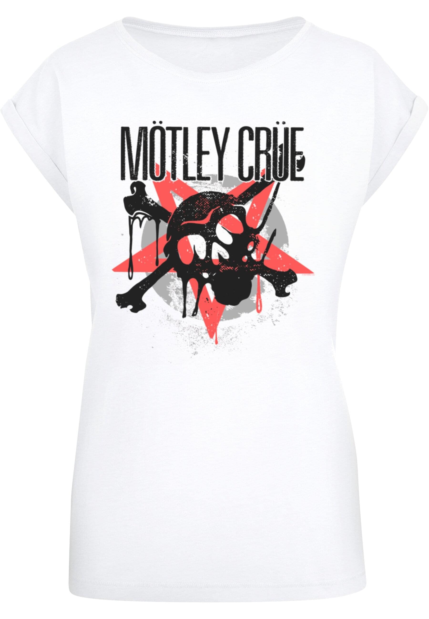 Merchcode T-Shirt "Merchcode Damen Ladies Motley Crue - Montage Skull T-Shi günstig online kaufen