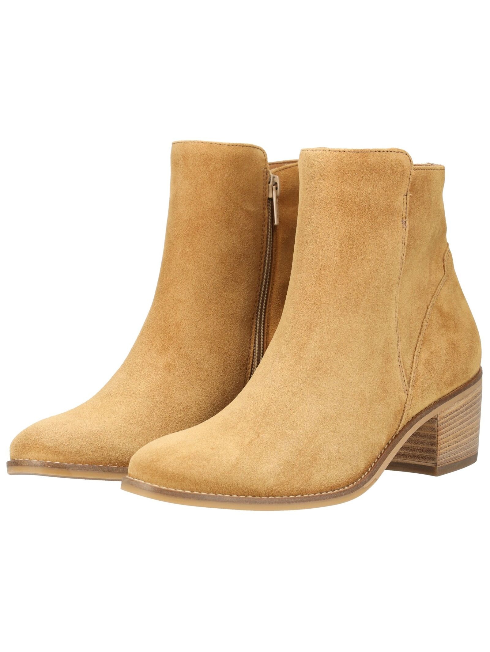 Paul Green Ankle Boots Suede Camel 37.5 3