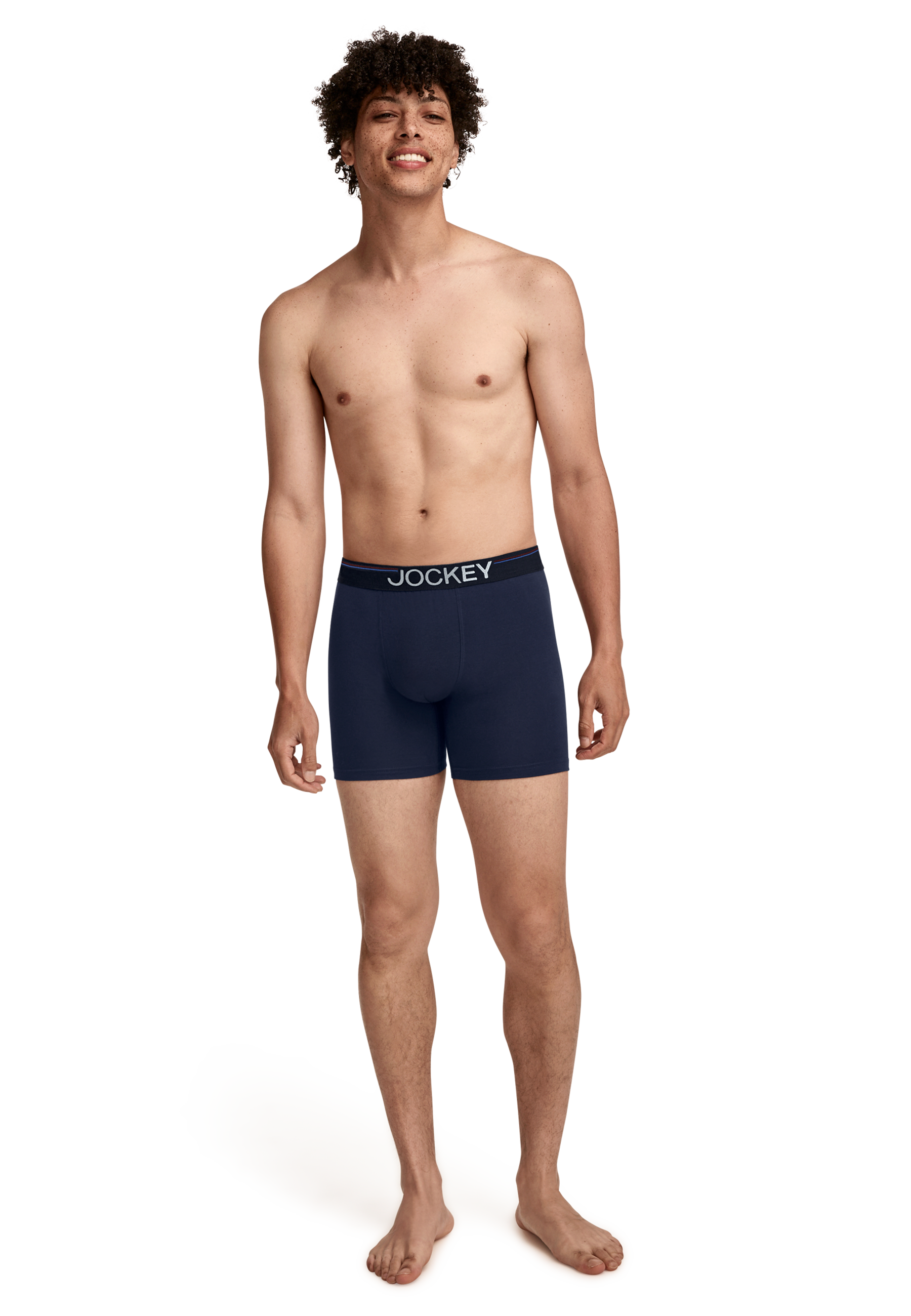 Jockey Langer Boxer »Cotton Stretch« 3er Pack,  (3er Pack), eng anliegend, hoher Tragekomfort