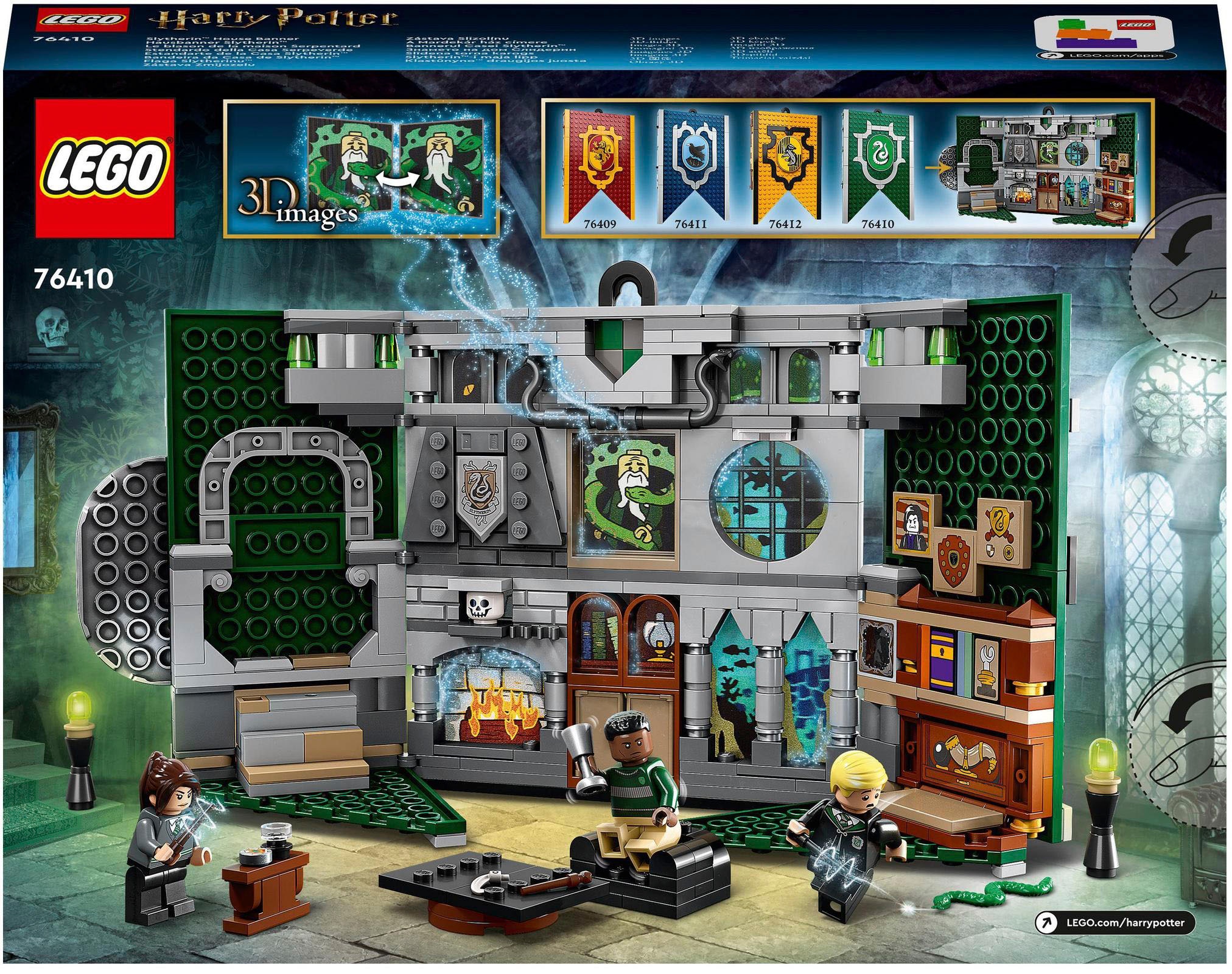 LEGO® Konstruktionsspielsteine »Hausbanner Slytherin (76410), LEGO® Harry Potter™«, (349 St.)