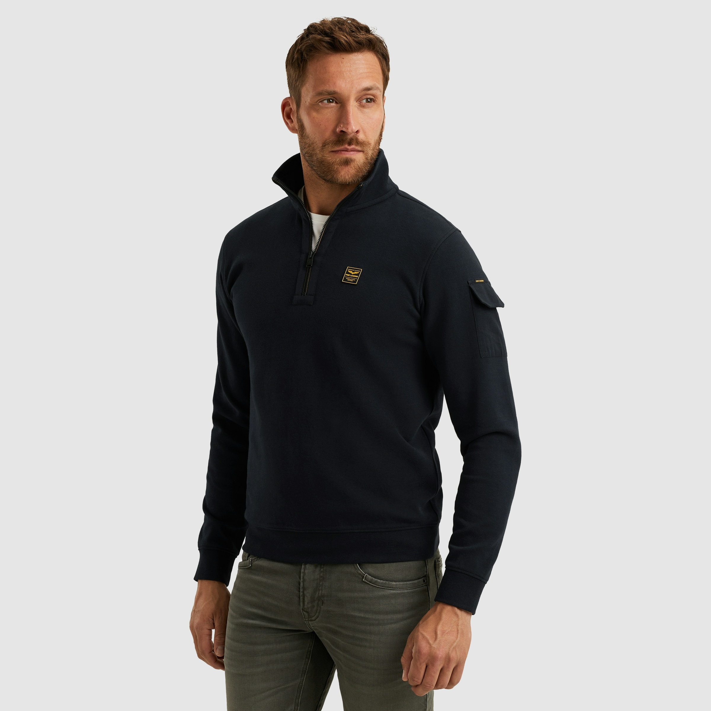 PME LEGEND Sweatshirt, mit Logo Stickerei