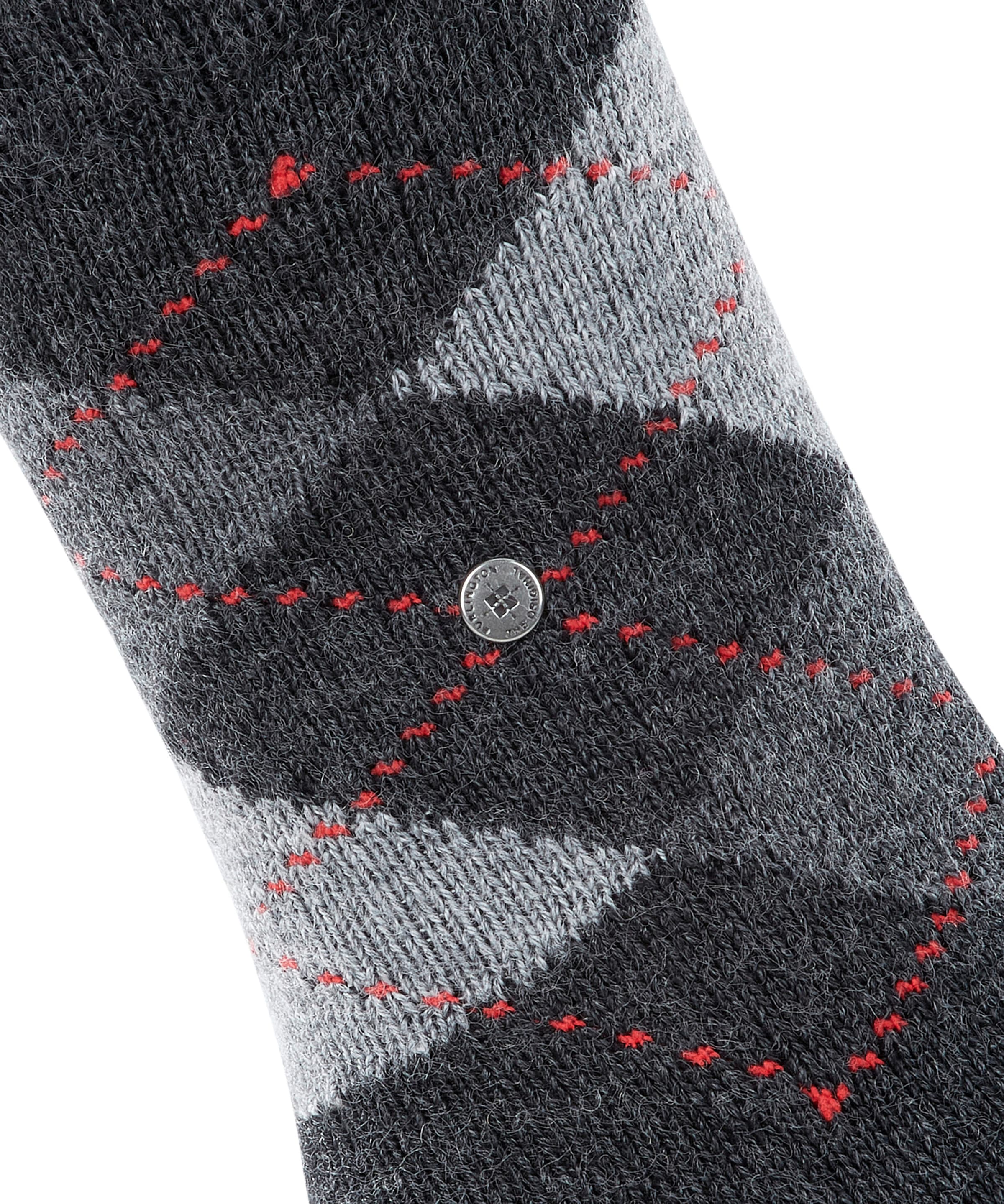 Burlington Socken »Whitby« verstärkt, hochwertig, mehrfarbig, mit Karo