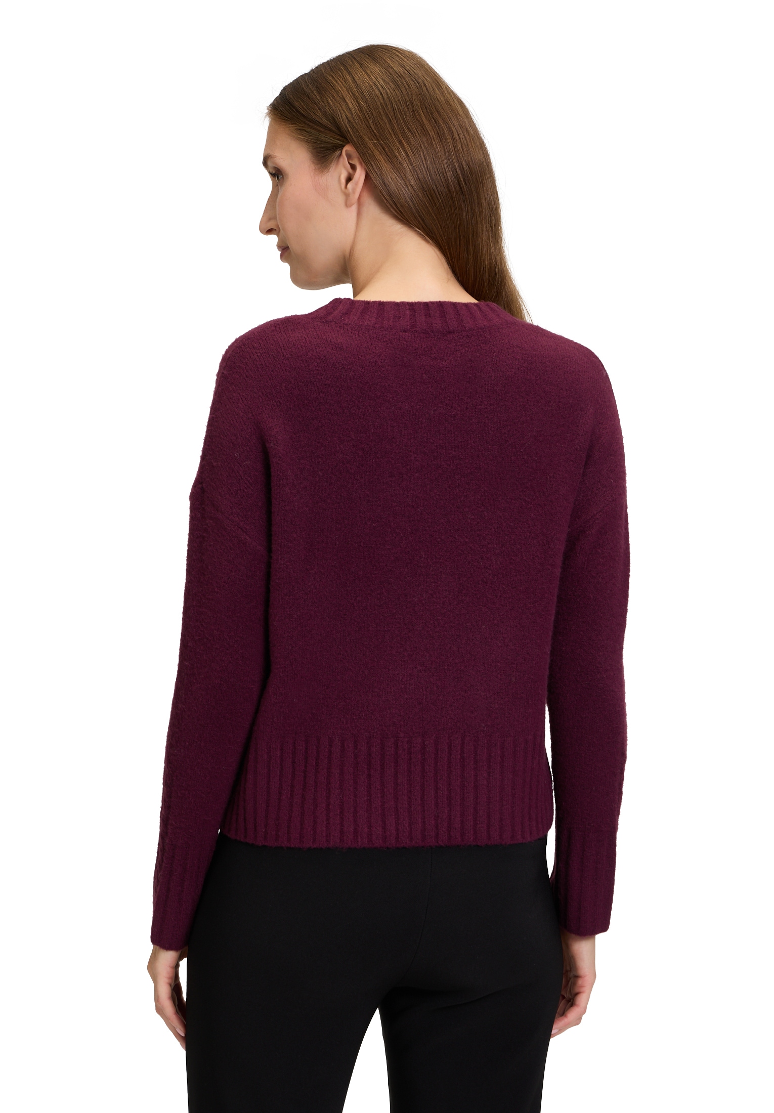 Cartoon Strickpullover »Cartoon Strickpullover mit Rundhalsausschnitt«, (1 tlg.), Struktur