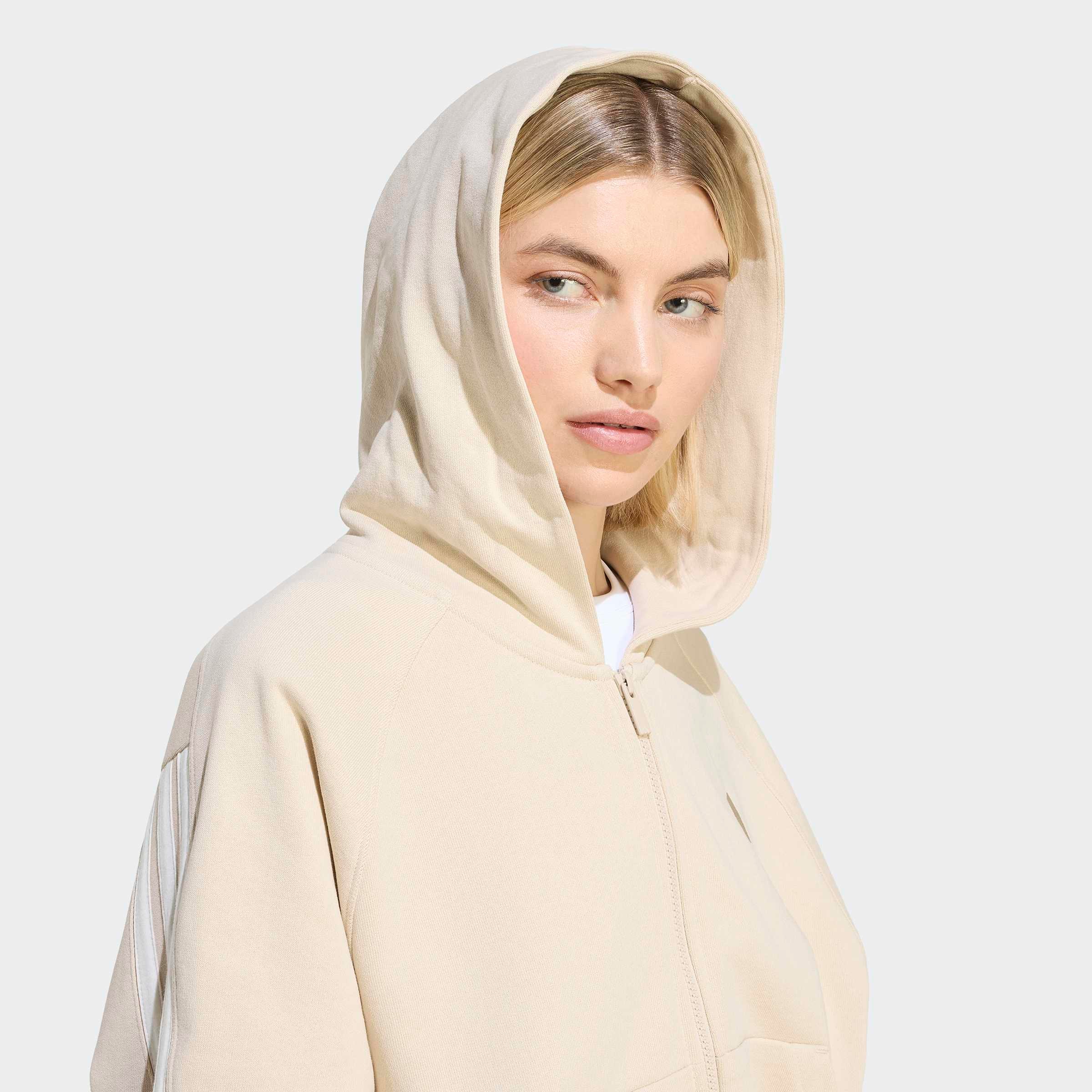 adidas Sportswear Kapuzensweatshirt »W AK 3S FZ HD«, für Erwachsene, mit Kapuze, in normaler Länge
