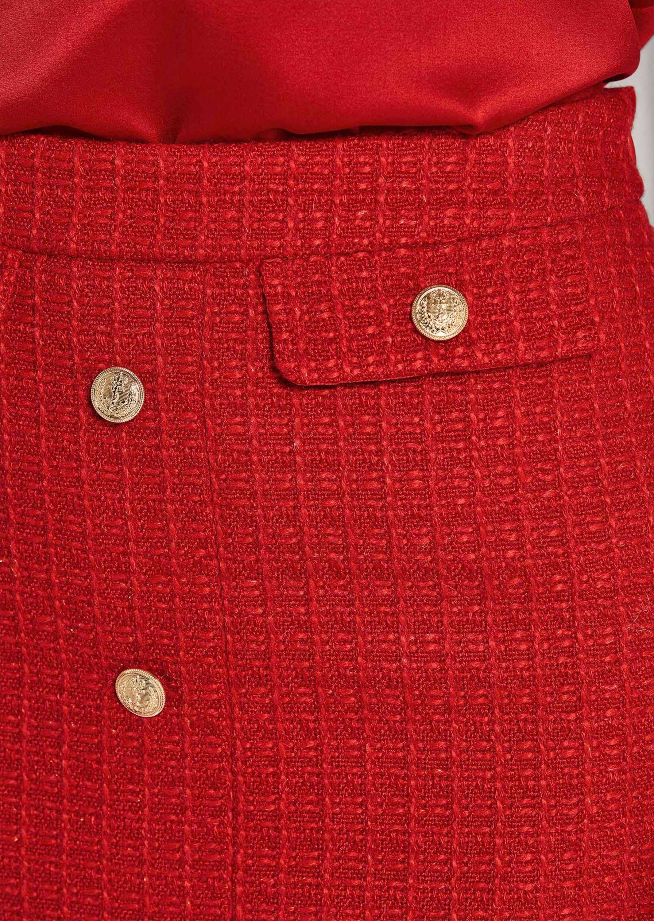 MADELEINE Sommerrock »Rock Schlanker Bleistift-Rock mit Glanz-Akzenten«