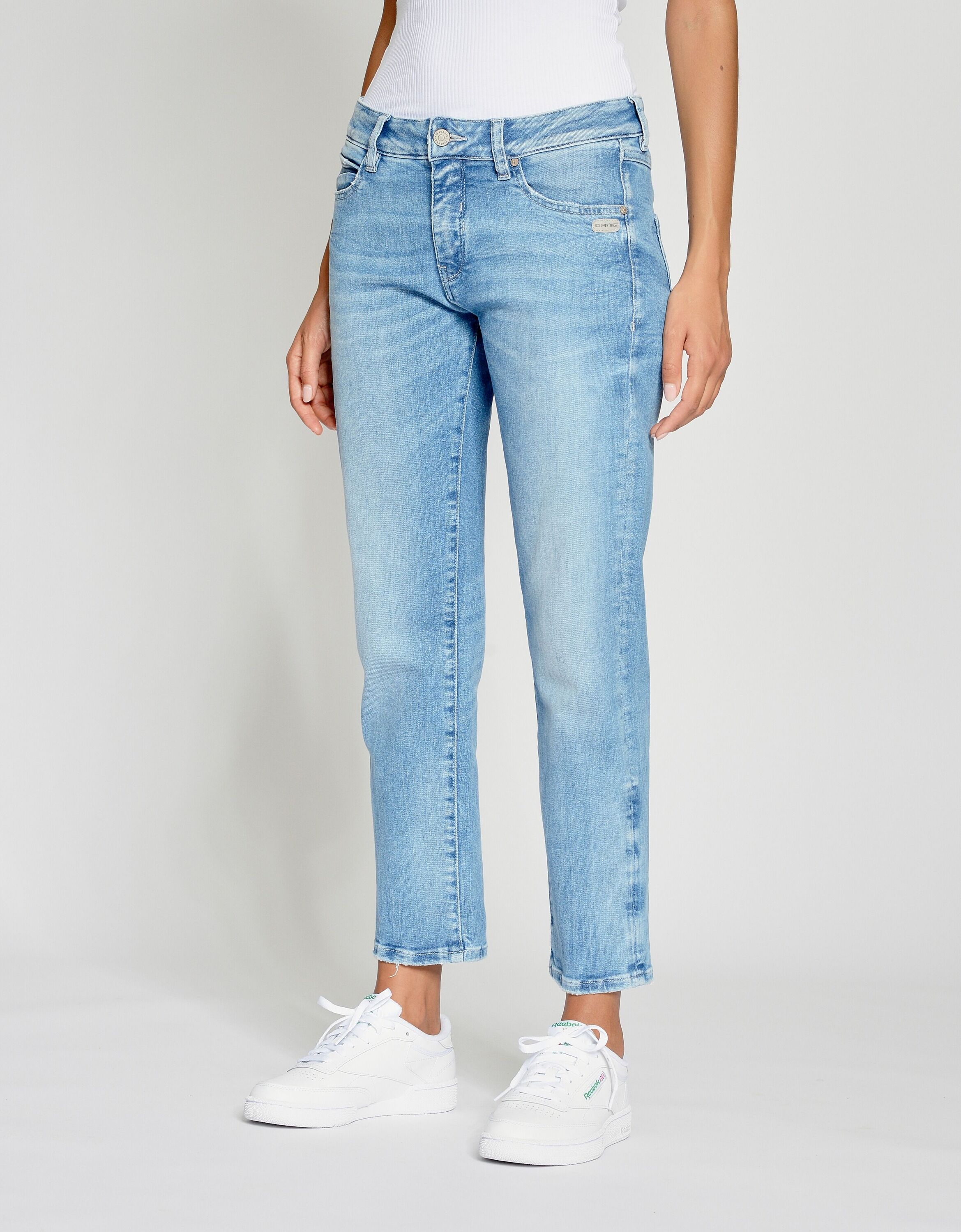 GANG Boyfriend-Jeans "94NADIA cropped" im 5-Pocket-Style
