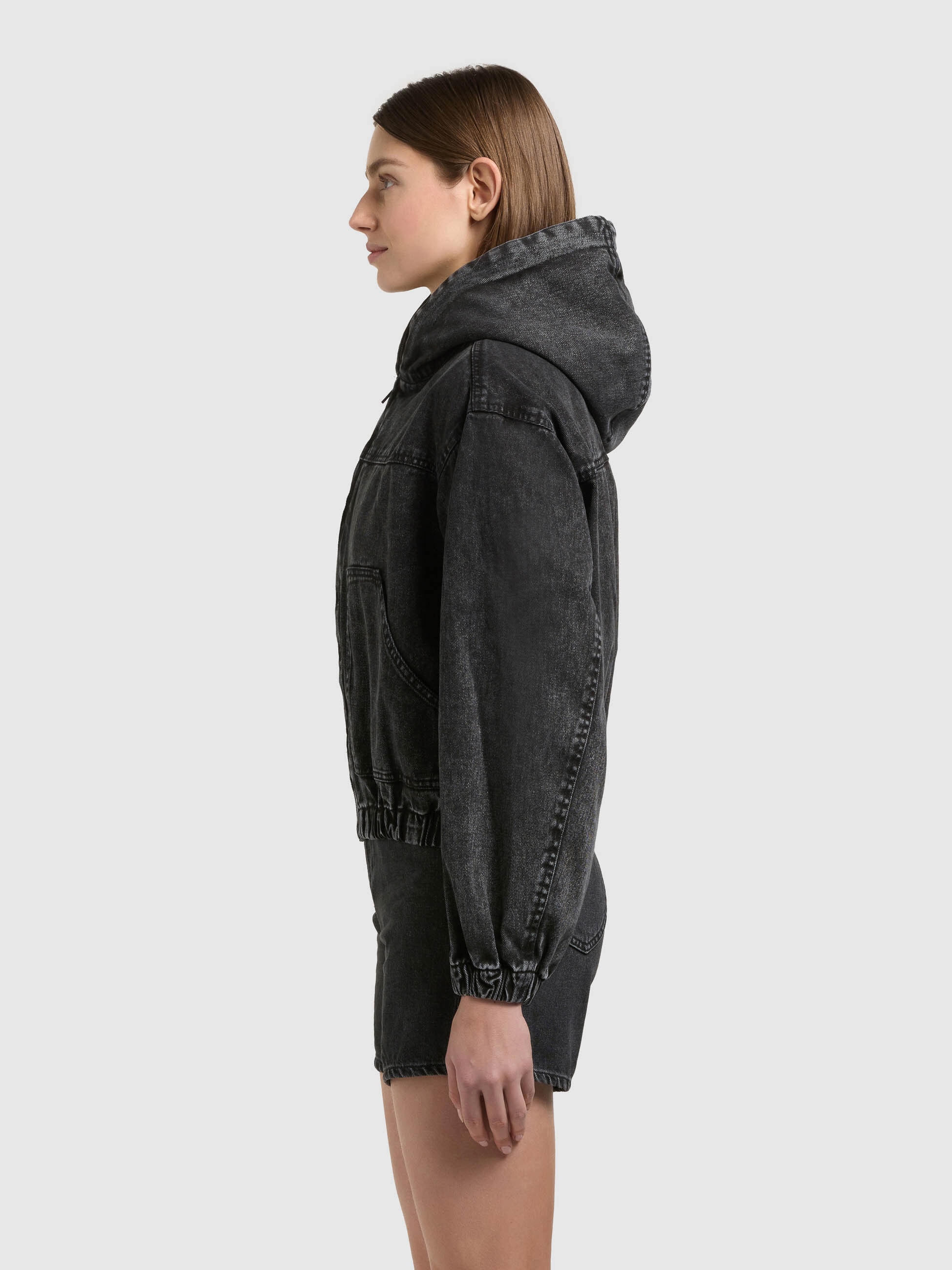 khujo Jeansjacke »GRETEL« mit Kapuze