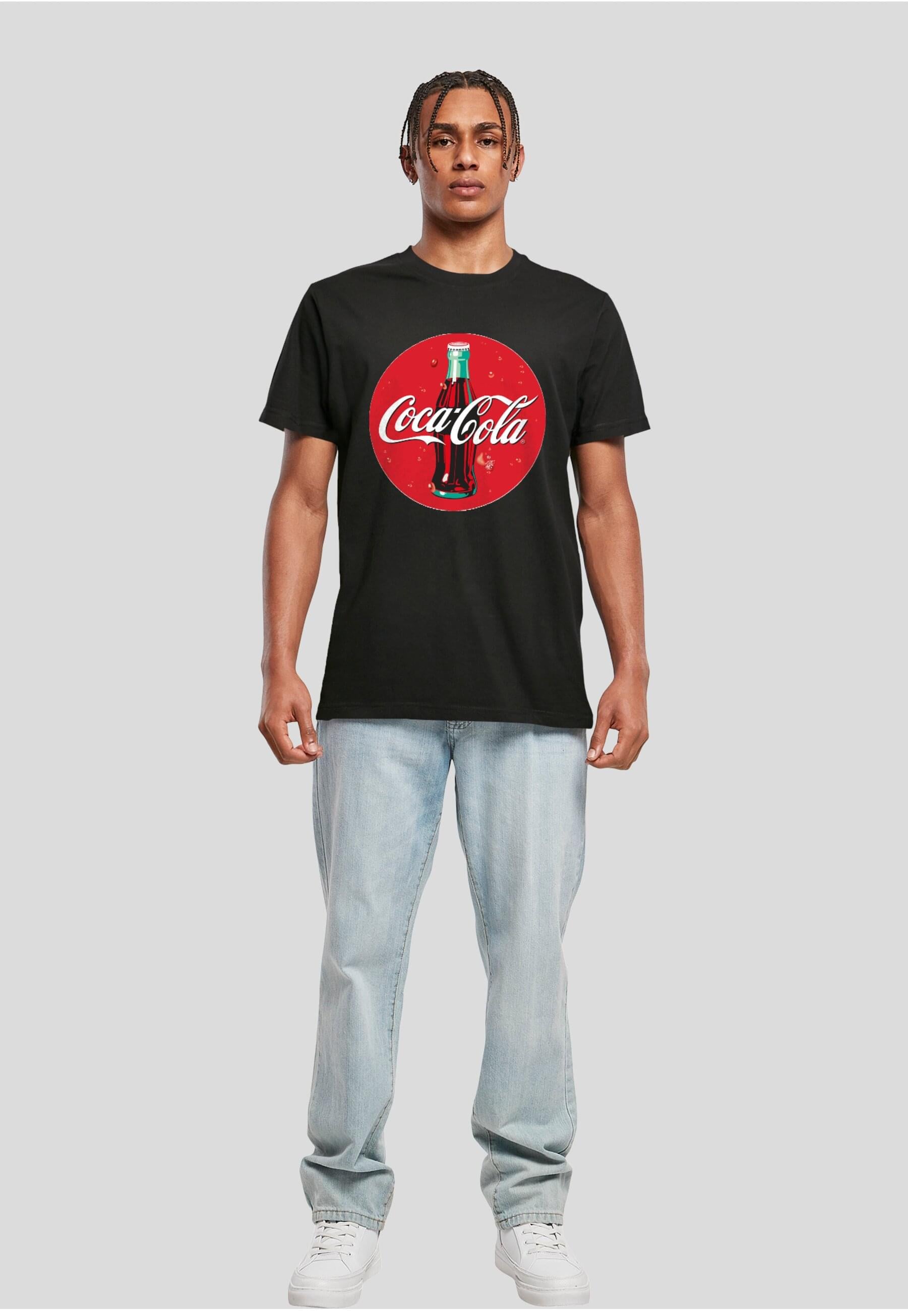 Merchcode T-Shirt »Merchcode Herren Coca Cola Bottle Logo Tee«, (1 tlg.)