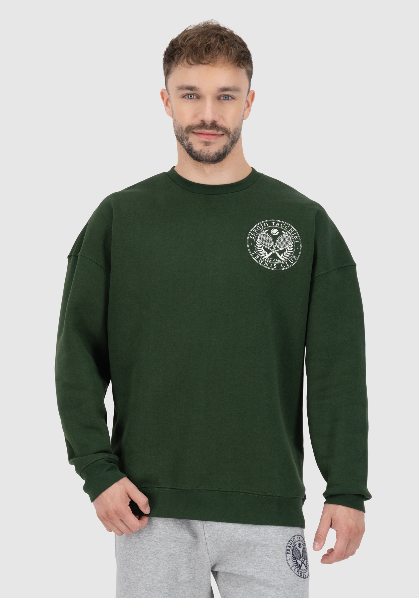 Sergio Tacchini Sweatshirt »CIRCOLO SWEATER_ Herren«, Sweatshirt Herren, Pullover, Retro, Sportshirt, Outdoor, Sale
