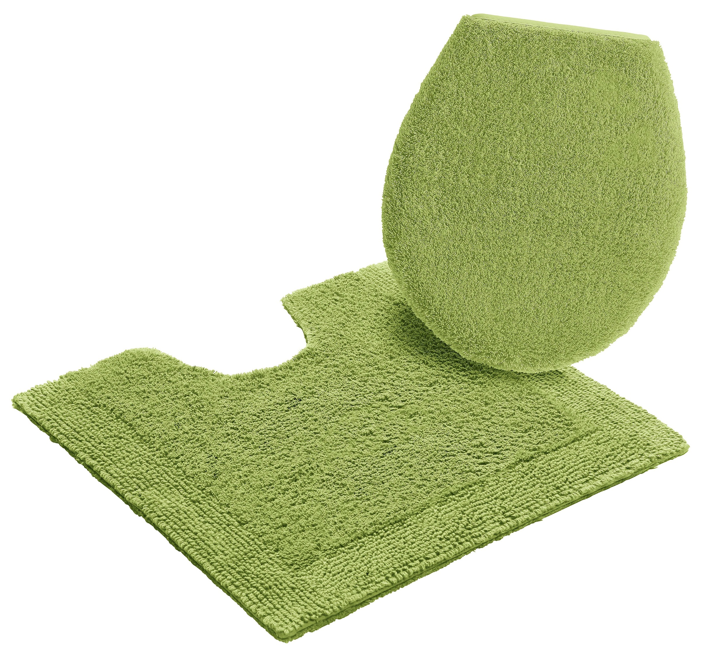 my home Badematte »Kapra, Badvorleger, Badezimmer Teppich«, beidseitig nutzbar-fußbodenheizungsgeeignet-strapazierfähig, mit Bordüre, Badteppich, Badematte