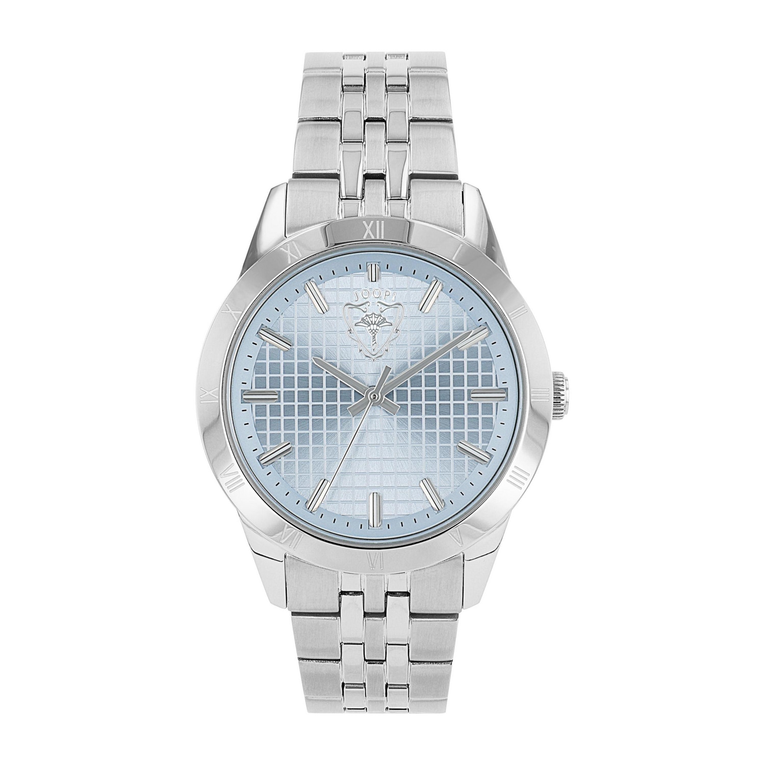 JOOP Damen Quarzuhrsilberfarben, Armbanduhren, Armbanduhr, Damenuhr, Edelstahlarmband, analog