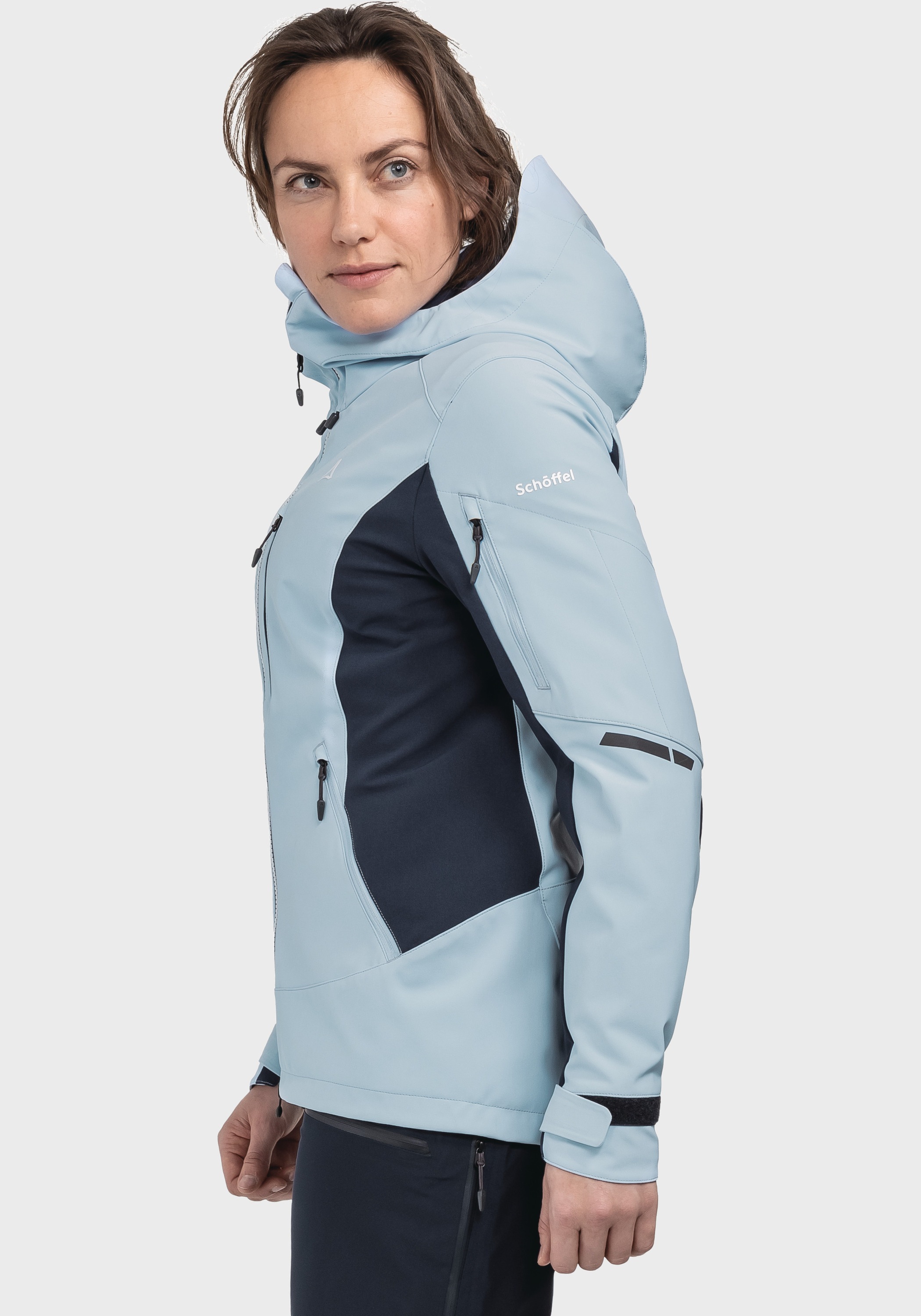 Schöffel Outdoorjacke »Softshell Jacket Matrei L«, mit Kapuze