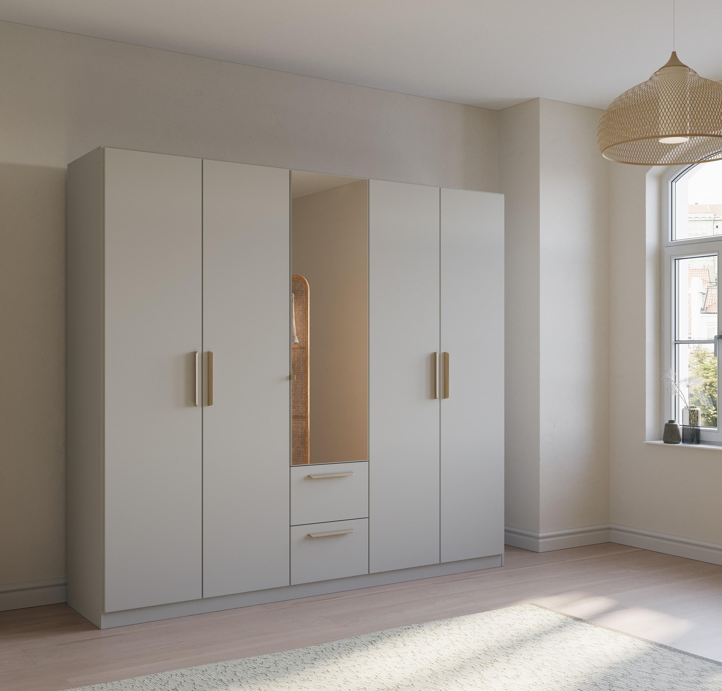 rauch Kleiderschrank "Skandi by Quadra Spin Schlafzimmerschrank", im Landha günstig online kaufen