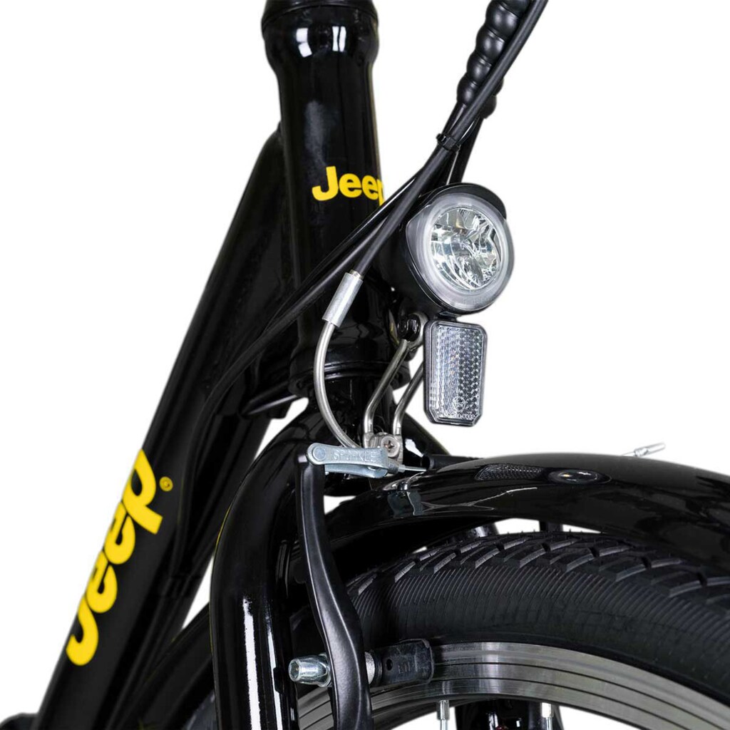 Jeep E-Bikes E-Bike »ECR 3000«, 6 Gang, Heckmotor 250 W, (mit Akku-Ladegerät)