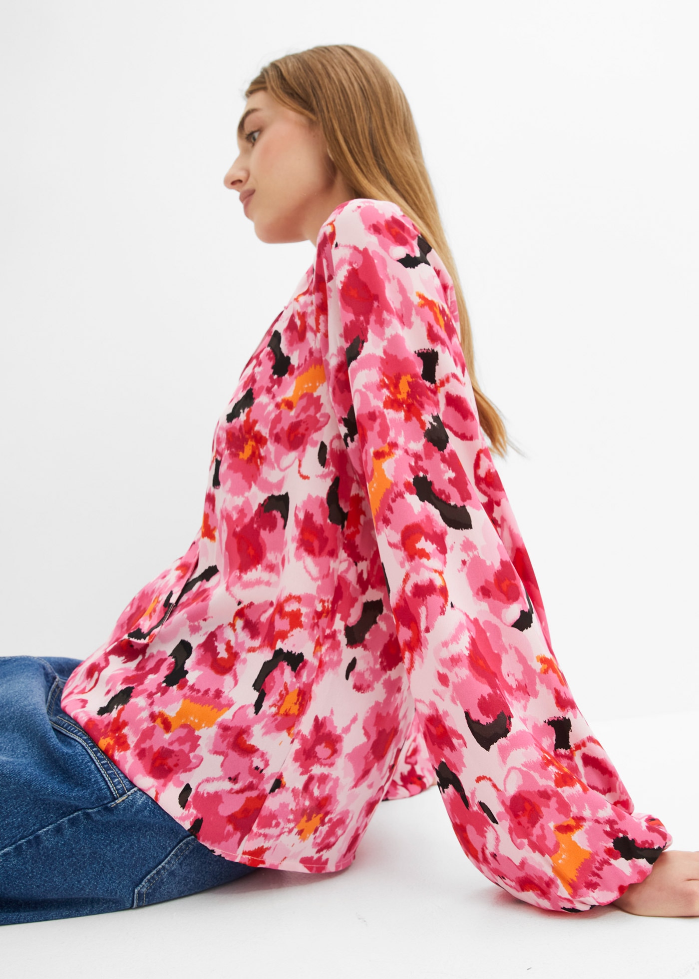 bonprix Langarmbluse