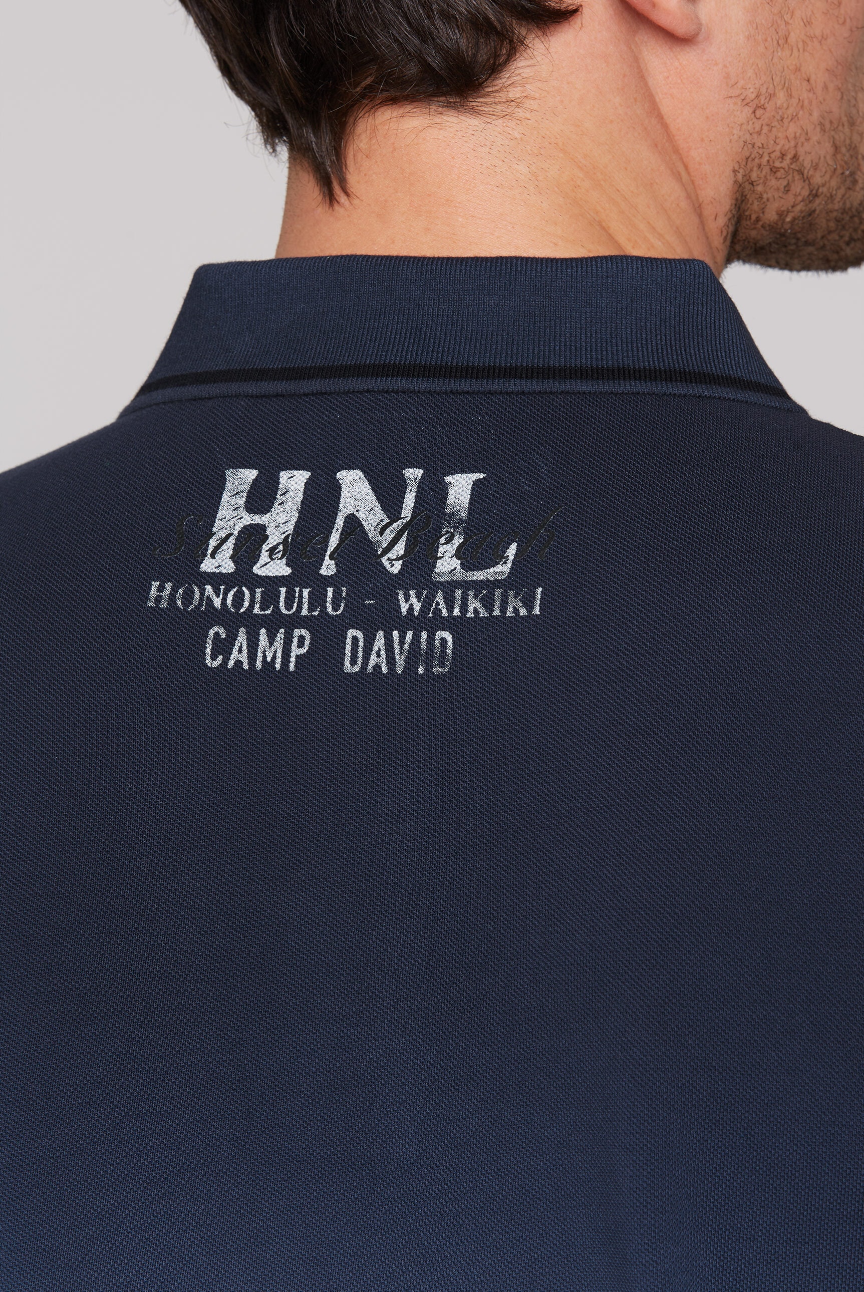 CAMP DAVID Poloshirt, mit Farbverlauf