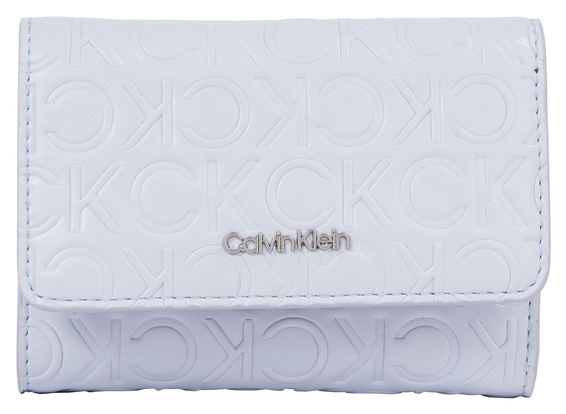 Calvin Klein Geldbörse online BAUR TRIFOLD bestellen »CK SM | Logo Prägung EMB«, Allover mit MUST