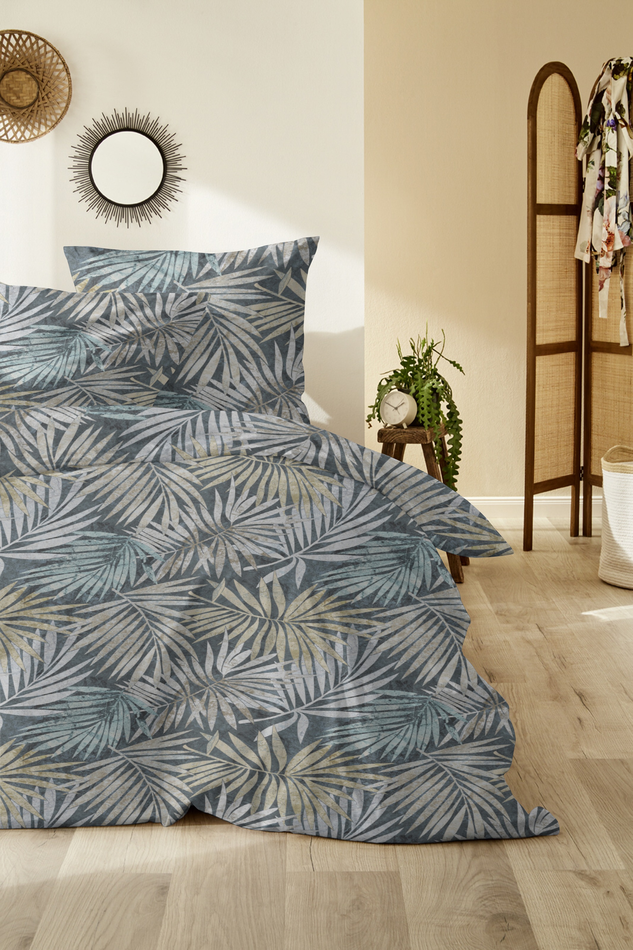 Primera Bettwäsche »Mako-Satin Bettwäsche Boho«, im natürlichen Boho Style