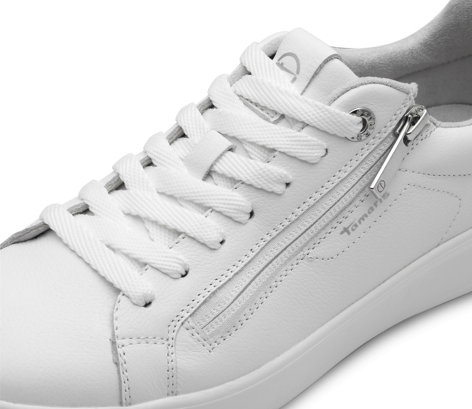 Tamaris Plateausneaker, Freizeitschuh, Halbschuh, Schnürschuh mit Ziernähten