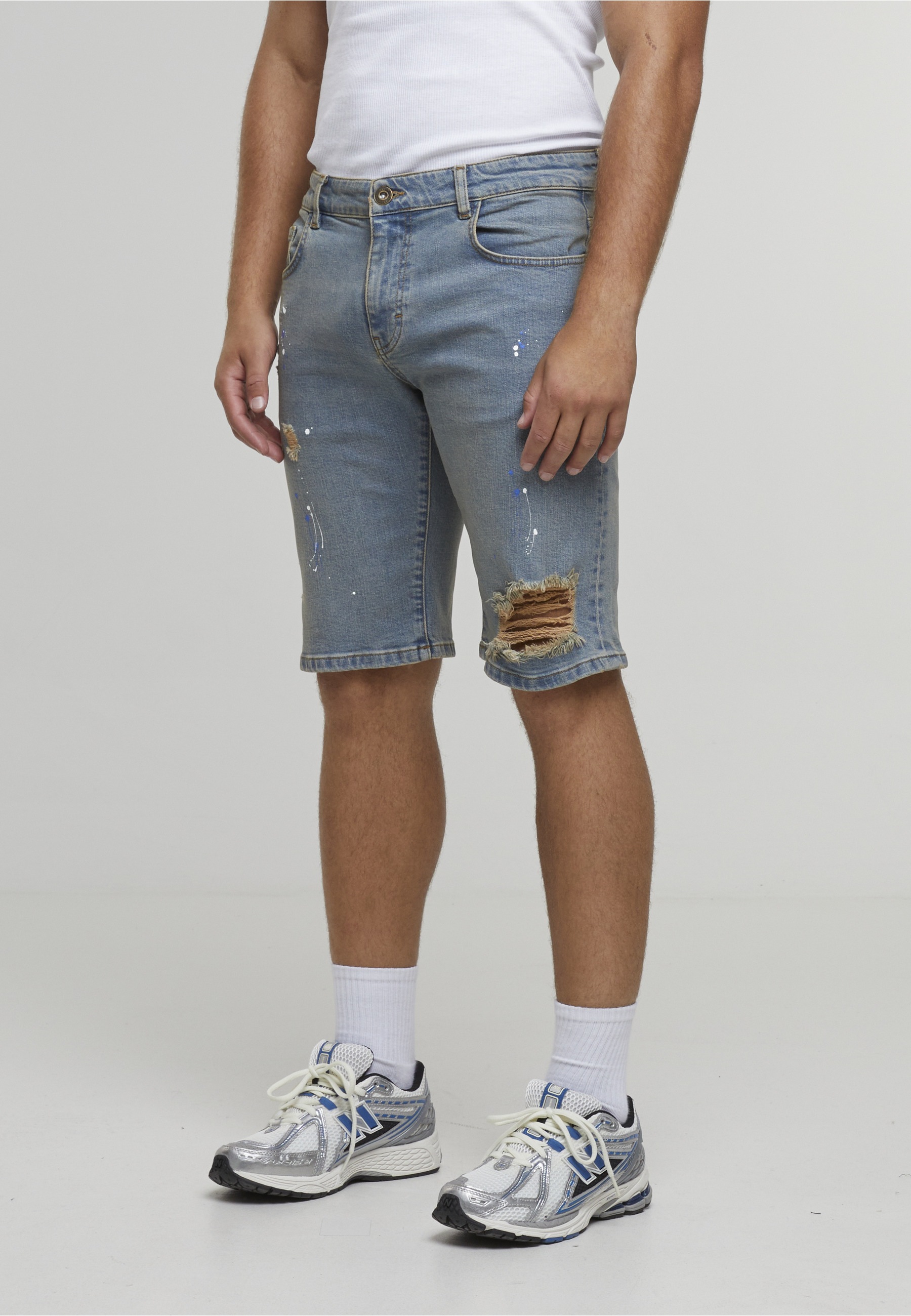 2Y Premium Jeansshorts »2Y Premium Leonardo Ripped Slim Fit Shorts«