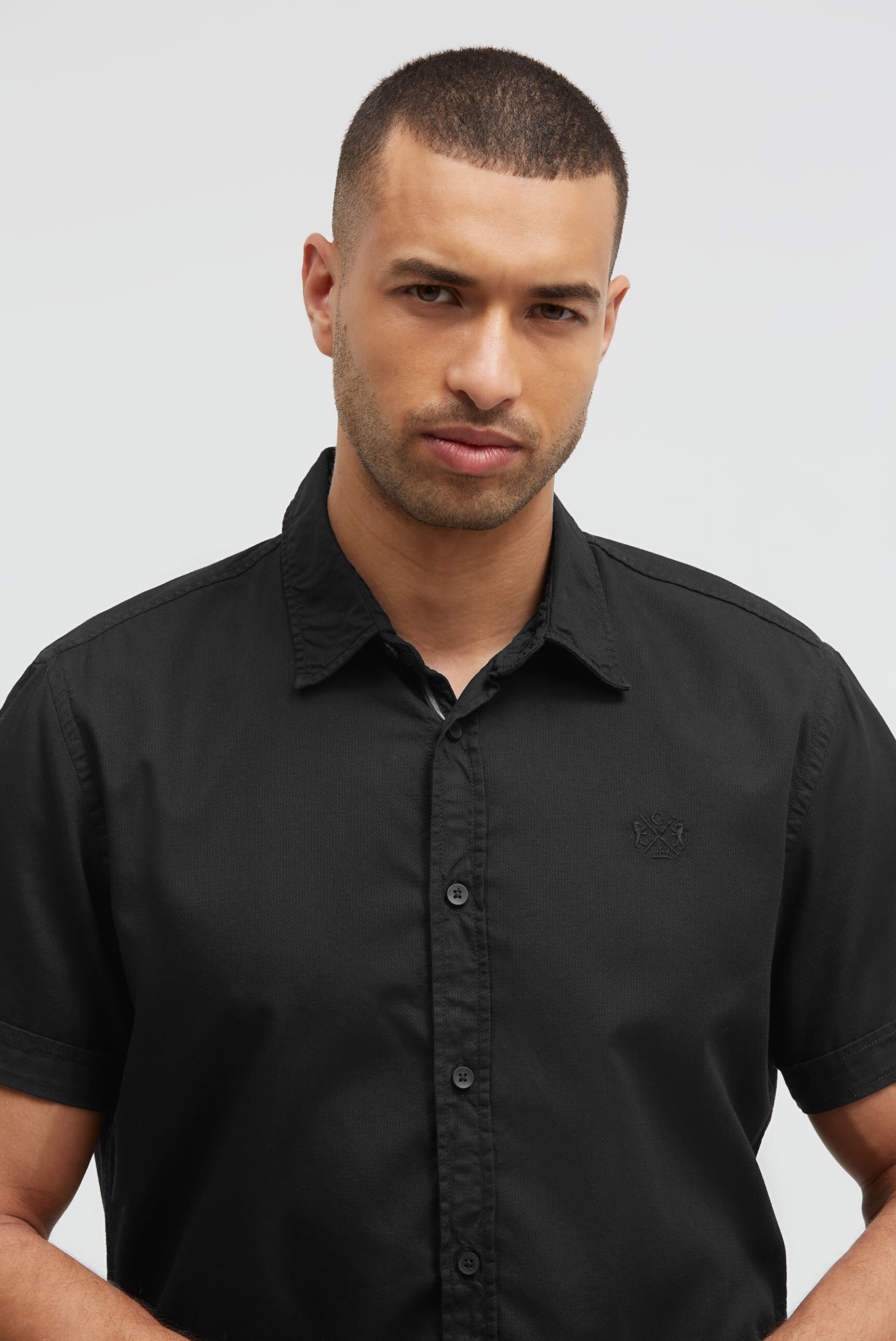 CMPD Kurzarmhemd aus Baumwolle