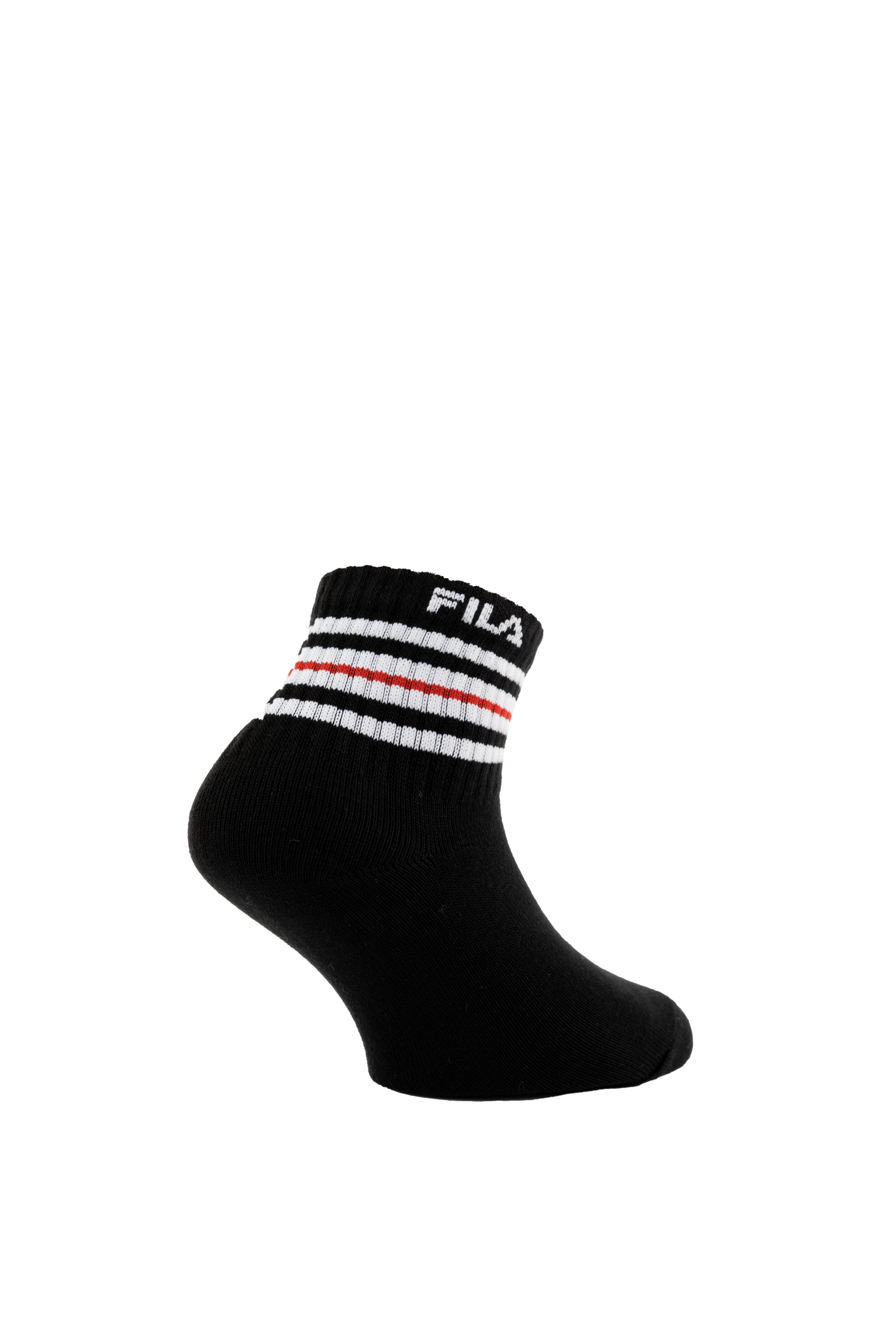 Fila Kurzsocken 6 Paar,  Cotton-Mix, mit Rippenbündchen