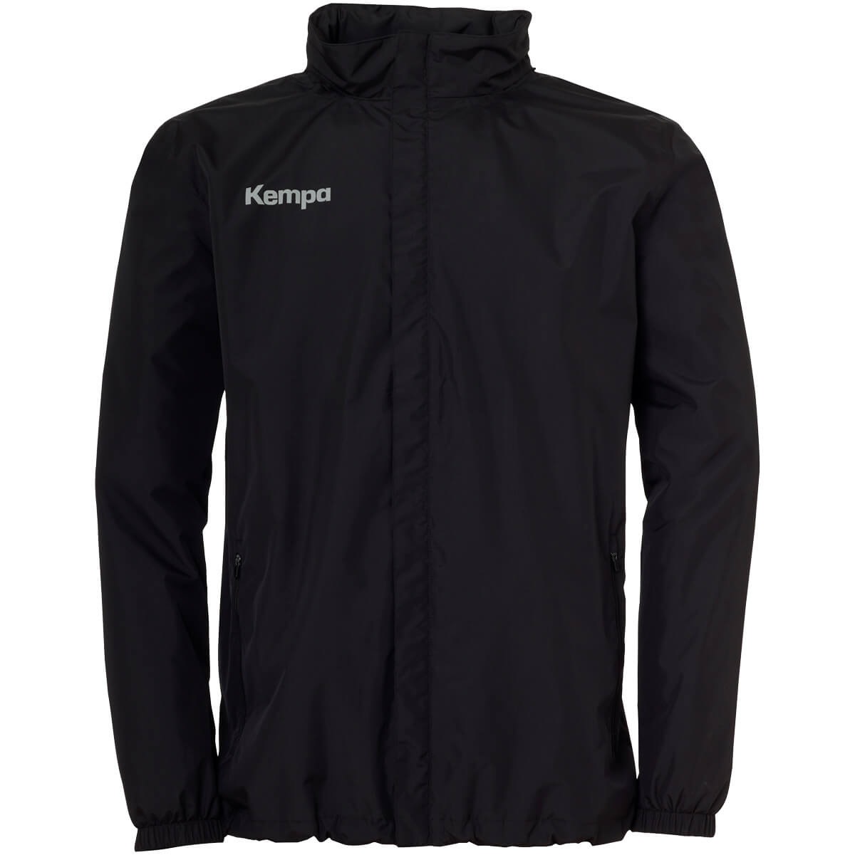 "Regen- und Matschjacke KEMPA ""Regenjacke Rain Jacket Kids"", Jungen, Gr. 164, schwarz, Obermaterial: 100% Polyester PES., Jacken"