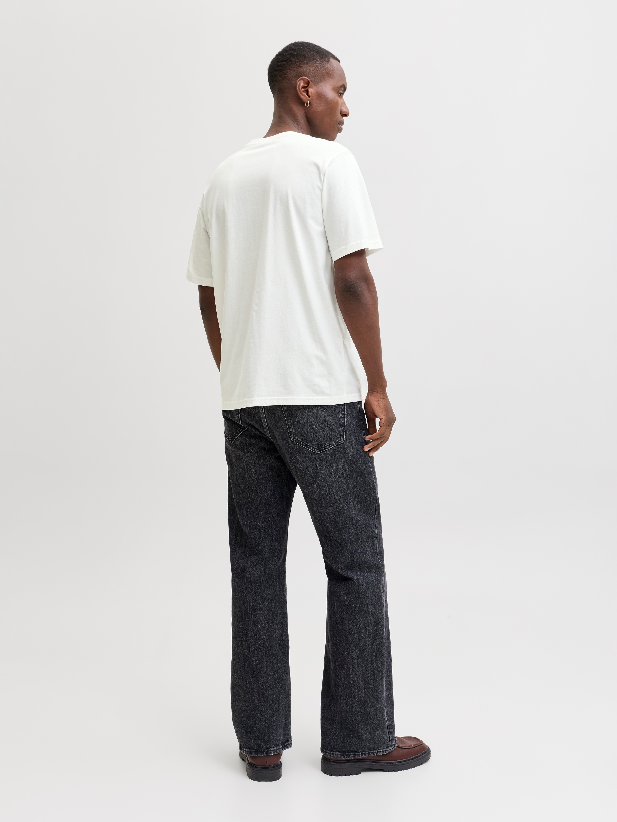 Jack & Jones Rundhalsshirt »JJEDENVER GRAPHIC TEE SS O-NECK SN« mit Logobranding