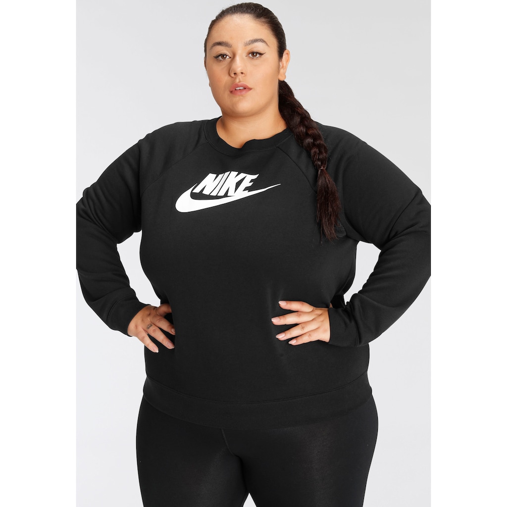 Nike Sportswear Sweatshirt »ESSENTIAL WOMENS FLEECE CREW (PLUS SIZE)«