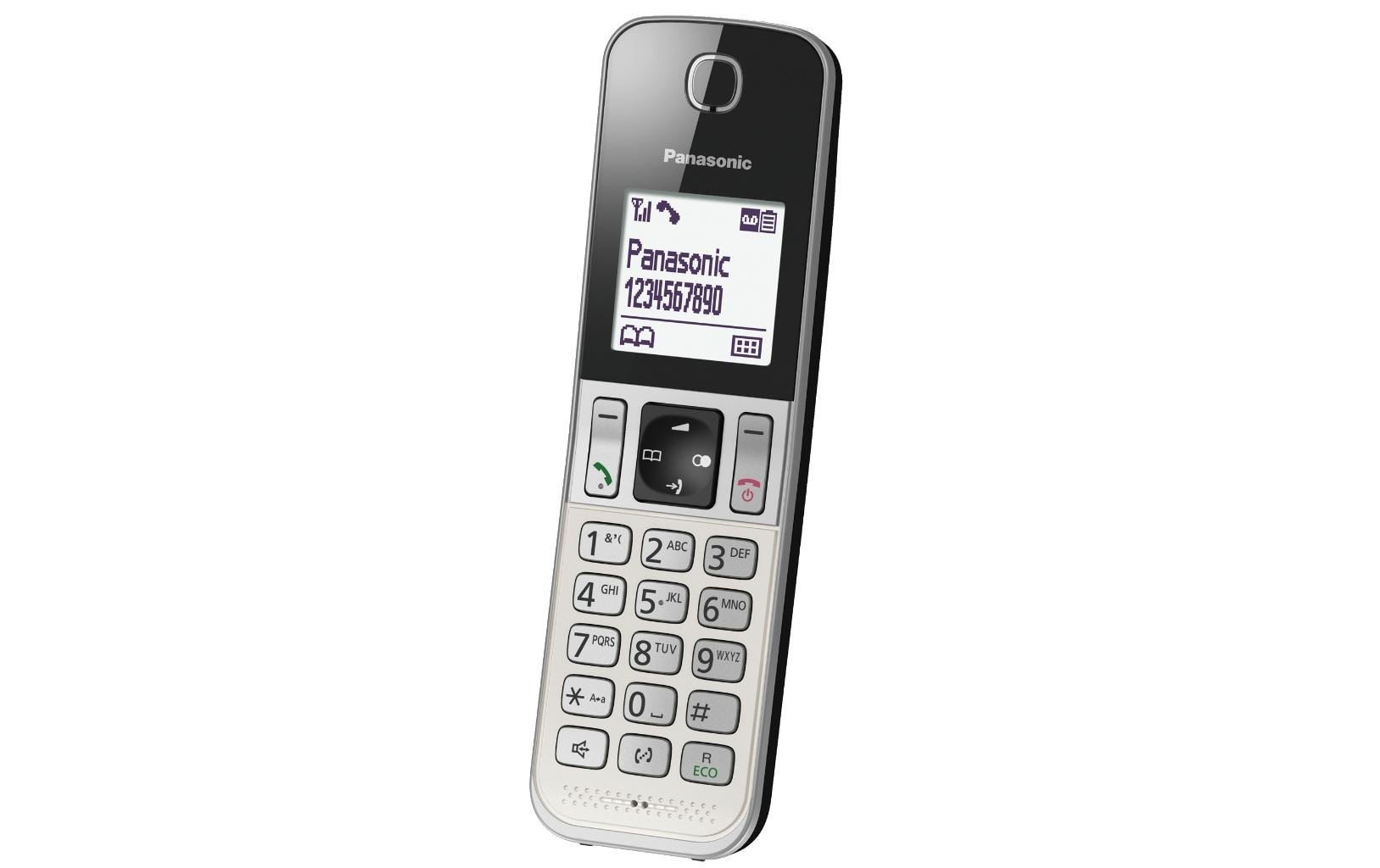 Panasonic Schnurloses DECT-Telefon »KX-TGD320SLW Schwarz/Silber« ( )