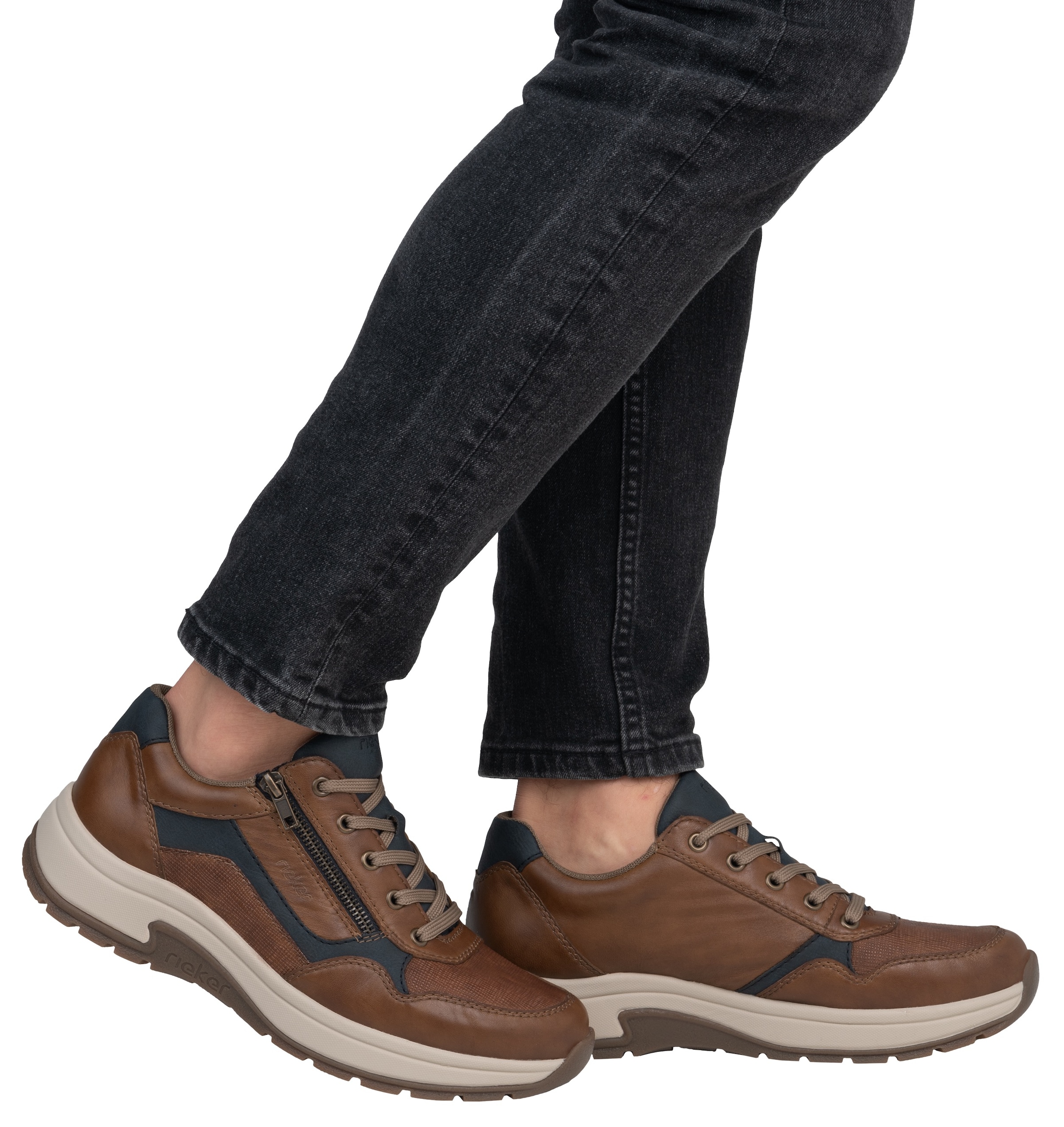 Rieker Sneaker, Halbschuh, Freizeitschuh, Schnürschuh in bequemer Form