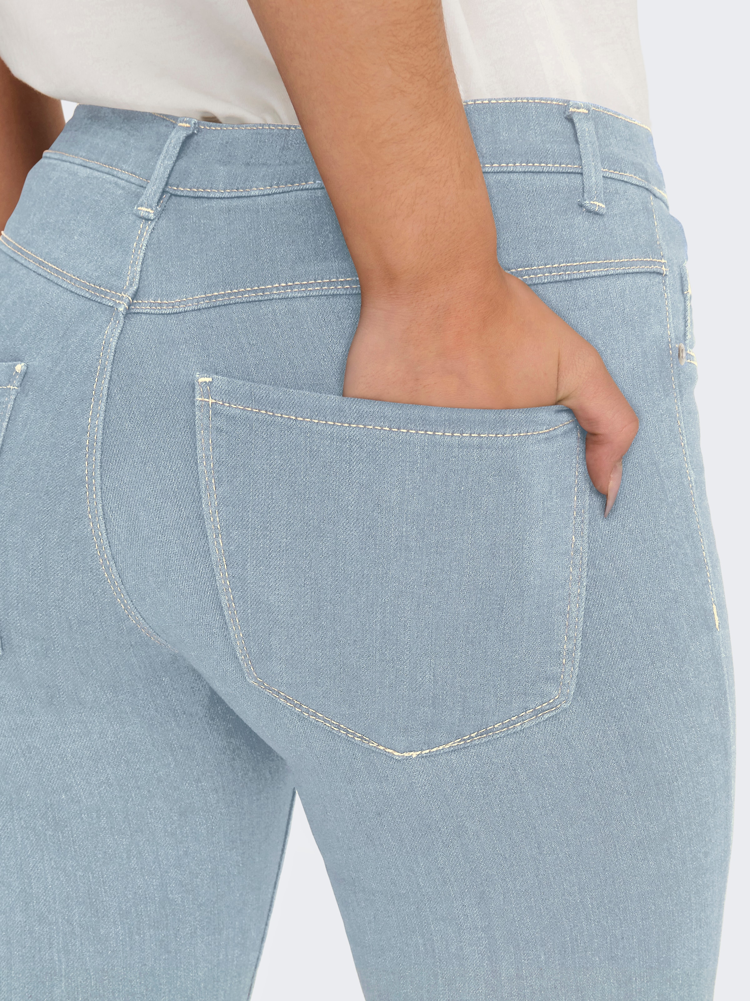ONLY Skinny-fit-Jeans »ONLRINA REG WAIST SK BOX DNM« Viskosemischung, skinny fit