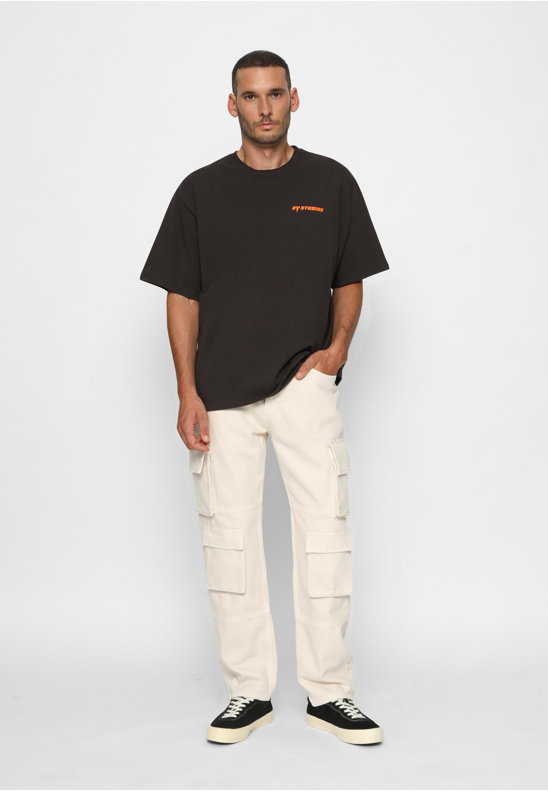 2Y Studios T-Shirt »2Y Studios Herren Last For Life Oversize Tee«, (1 tlg.)