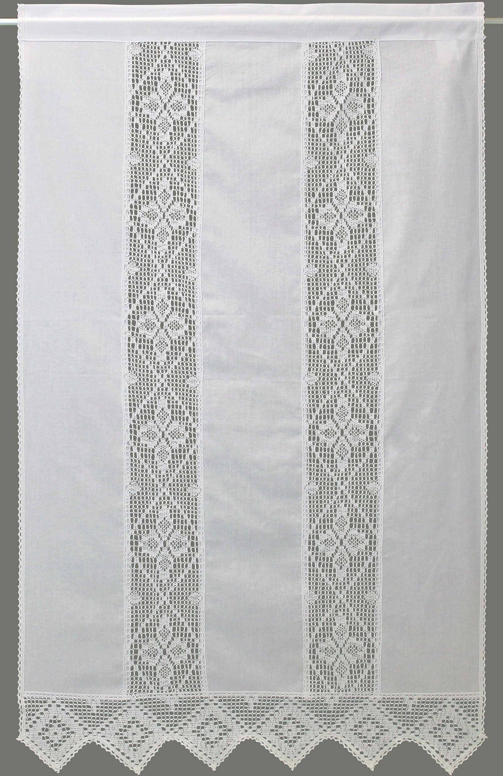 HOSSNER - ART OF HOME DECO Gardine "Achental" Stangendurchzug 1 Stk. tlg. günstig online kaufen
