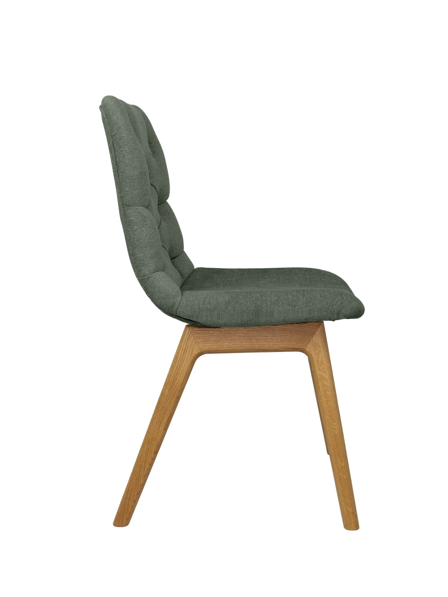 andas 4-Fußstuhl »Ramon«, (Set), 2 St., Chenille, mit Massivholzbeinen, verschiedene Stoffe und Farben
