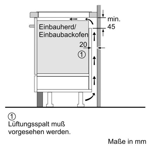 BOSCH Induktions Herd-Set »HEA578BS1«, mit Teleskopauszug nachrüstbar, Pyrolyse-Selbstreinigung