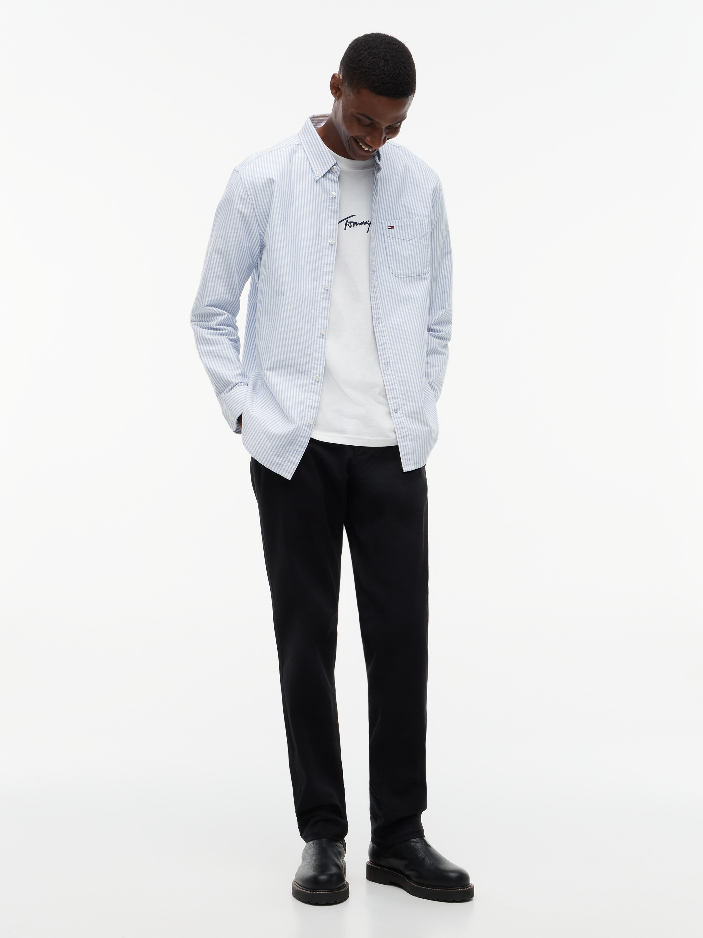 Tommy Jeans Chinohose »SCANTON COTTON TWILL CHINO«  Regular fit mit Taschen